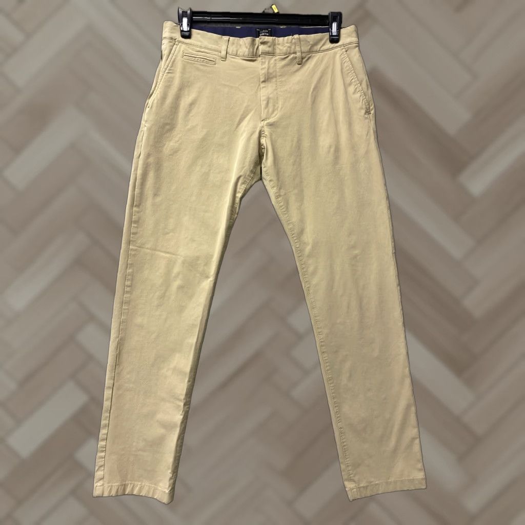 J.Crew J.CREW Stretch pants 33x32 Ginger chino casual lightweight Size US 32 / EU 48 - 1 Thumbnail