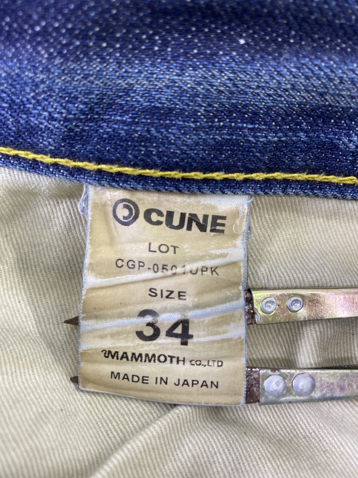 Japanese Brand JAPANESE BRAND CUNE BLUE WASH DENIM - J844 Size US 34 / EU 50 - 5 Thumbnail