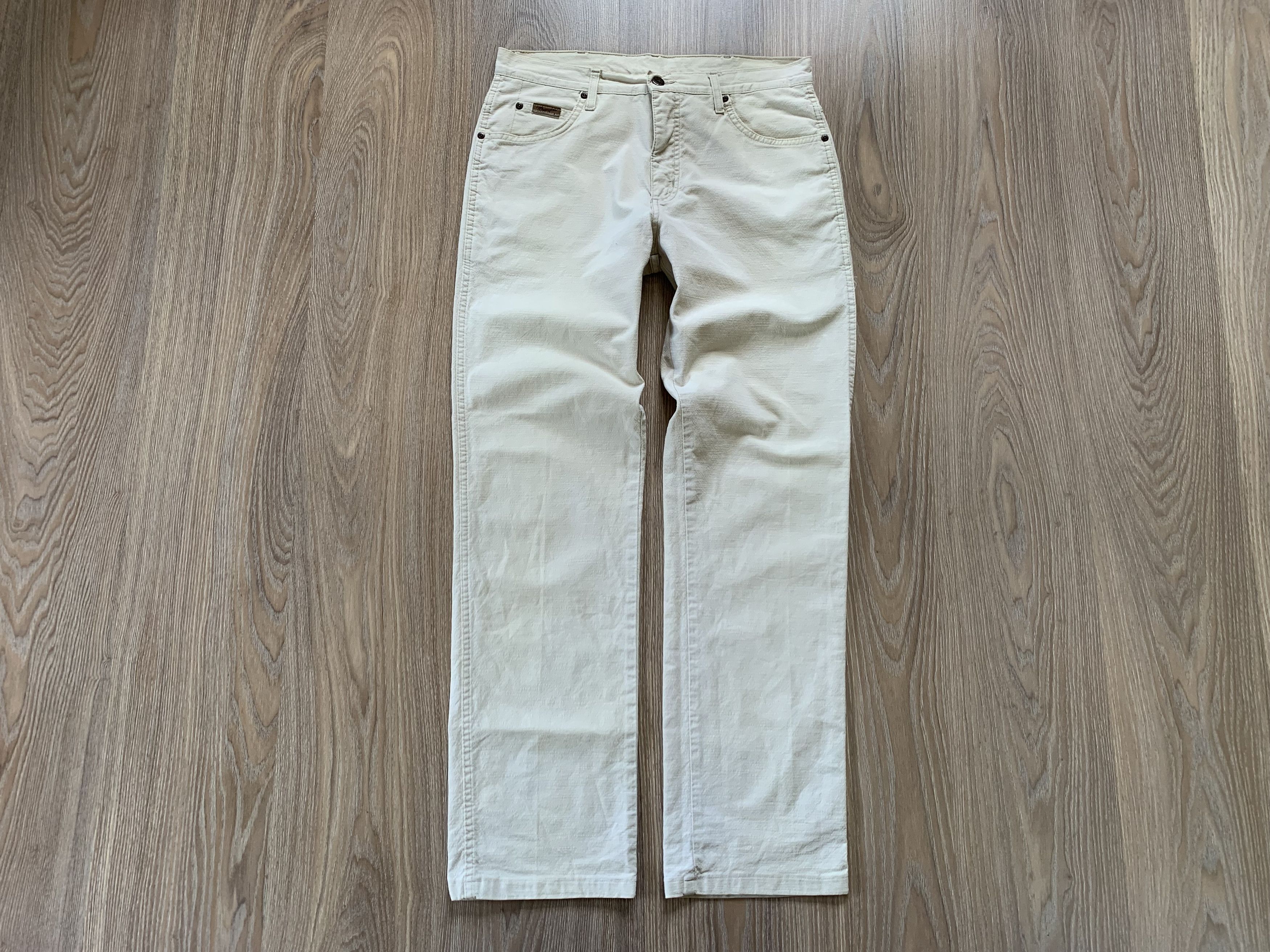 Vintage × Wrangler Wrangler Texas Stretch Vintage Beige Jeans Pants Size US 33 - 2 Thumbnail