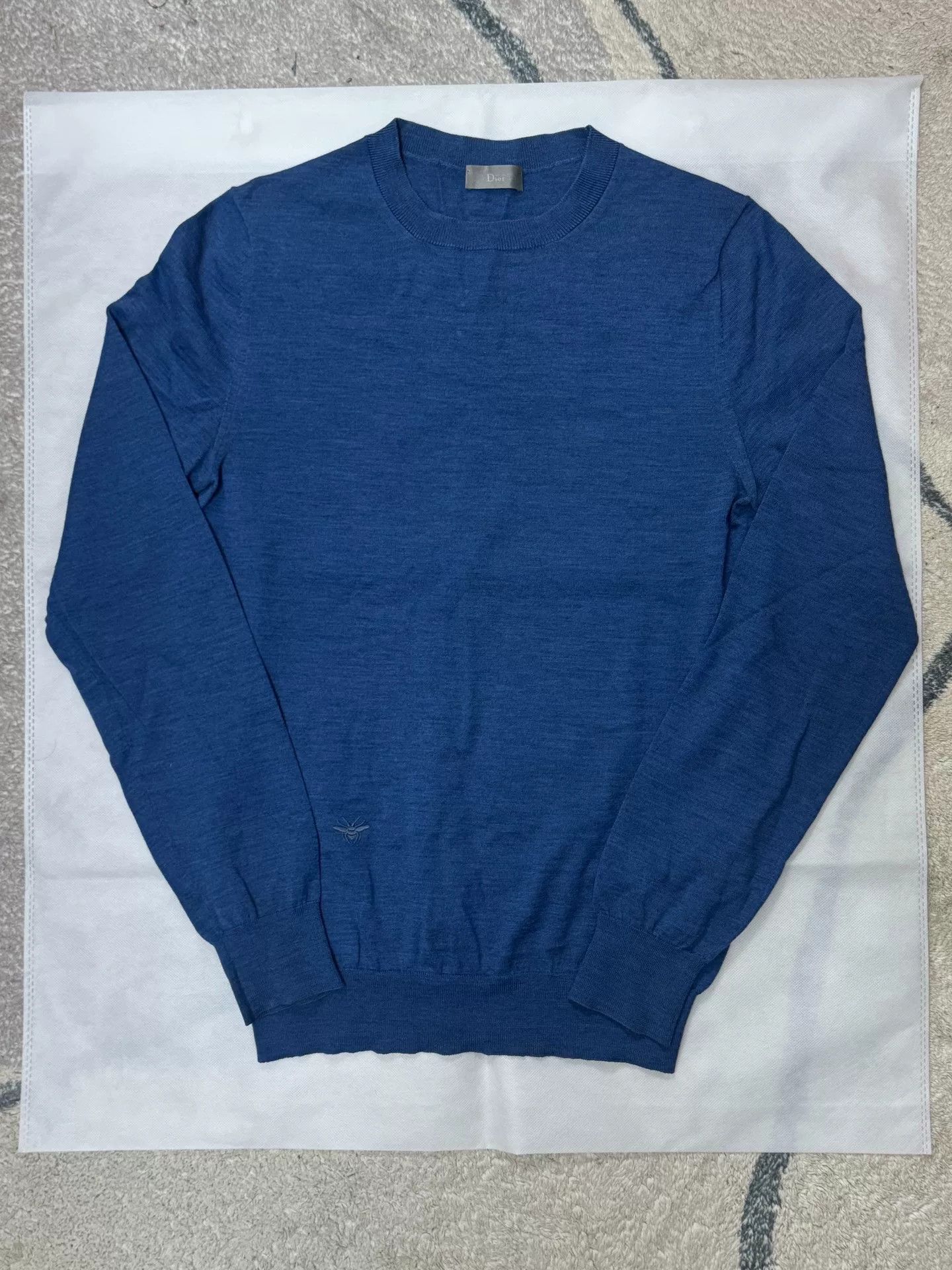 Dior Diorhomme Indigo Pure Wool Sweater Size US S / EU 44-46 / 1 - 1 Thumbnail