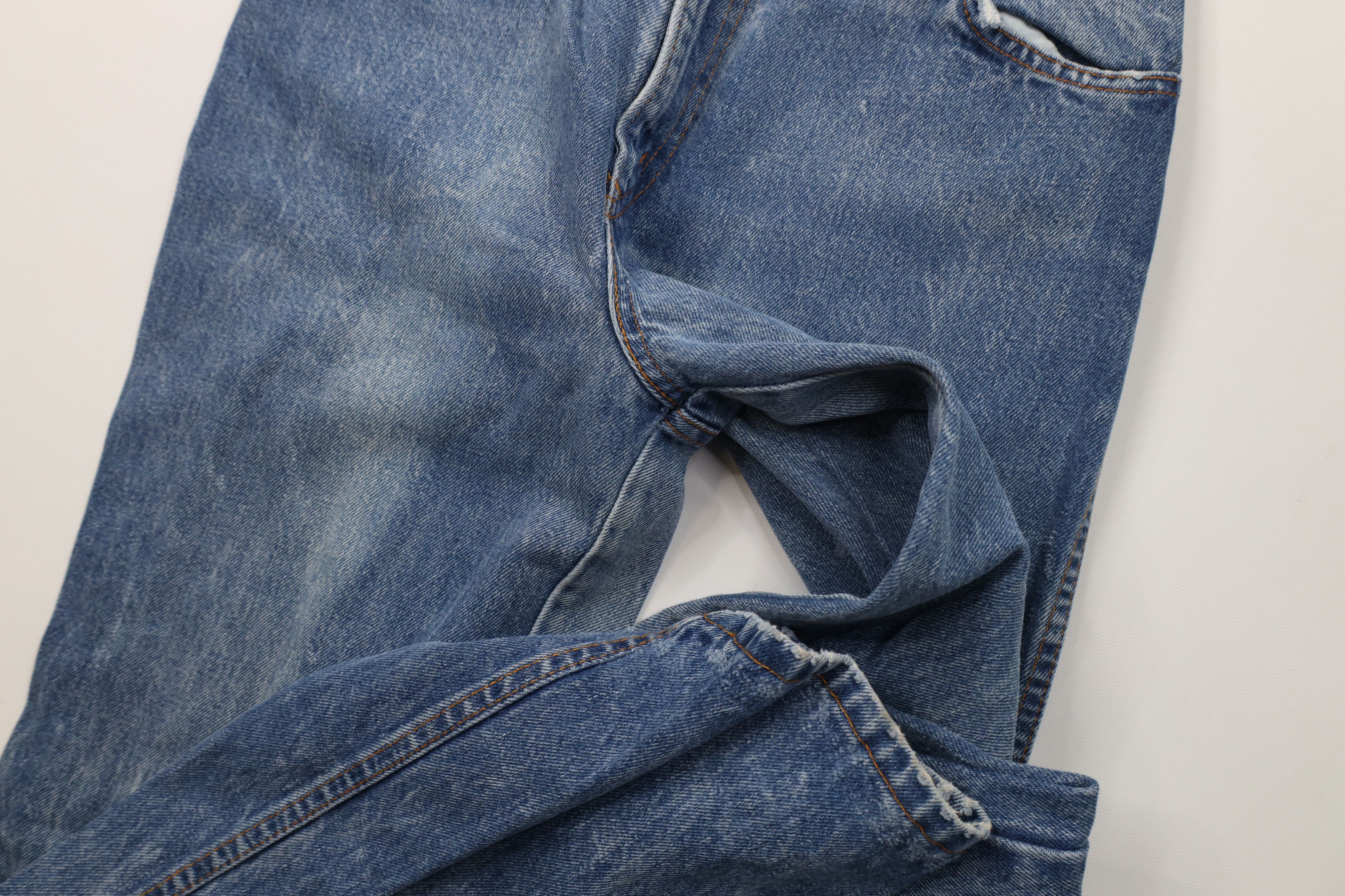 Vintage Vintage 80s 90s Streetwear Wide Leg Denim Jeans Blue USA Size 36" / US 14 / IT 50 - 6 Thumbnail
