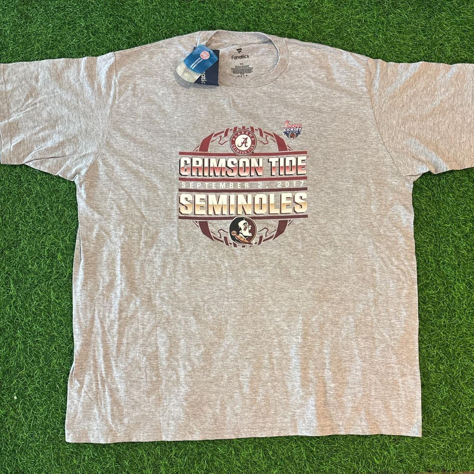 Other NWT Men's Retro Fanatics Crimson Tide Seminoles Graphic Tee Size US XXL / EU 58 / 5 - 1 Thumbnail