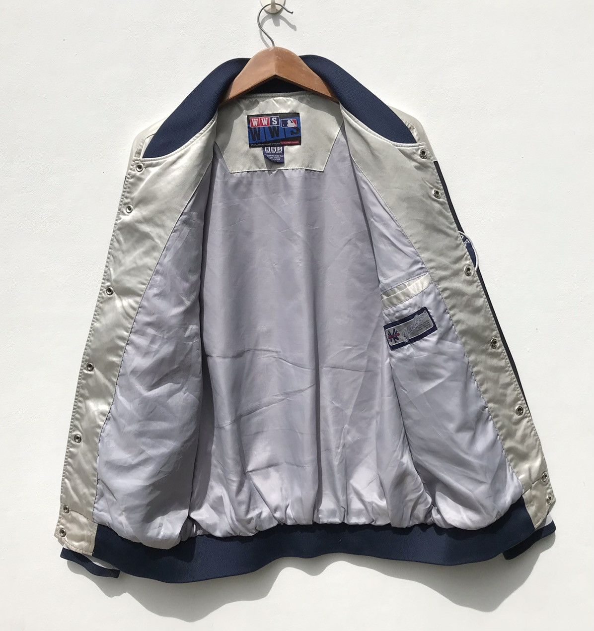 MLB Vintage New York Yankees MLB Varsity Jacket WWS Size US L / EU 52-54 / 3 - 3 Thumbnail
