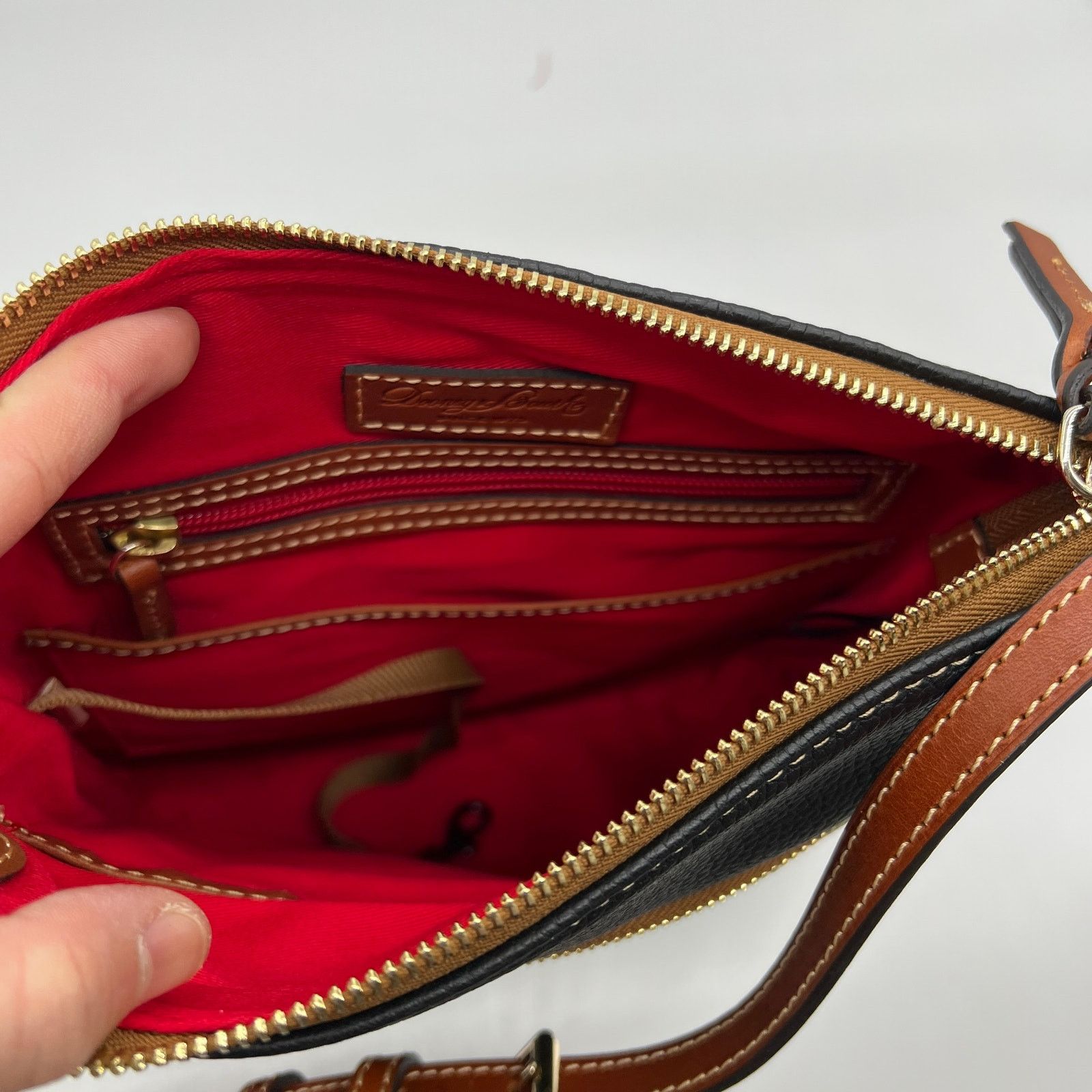 Dooney & Bourke Dooney & Bourke Pebble Leather Crossbody Handbags Black Size ONE SIZE - 8 Thumbnail