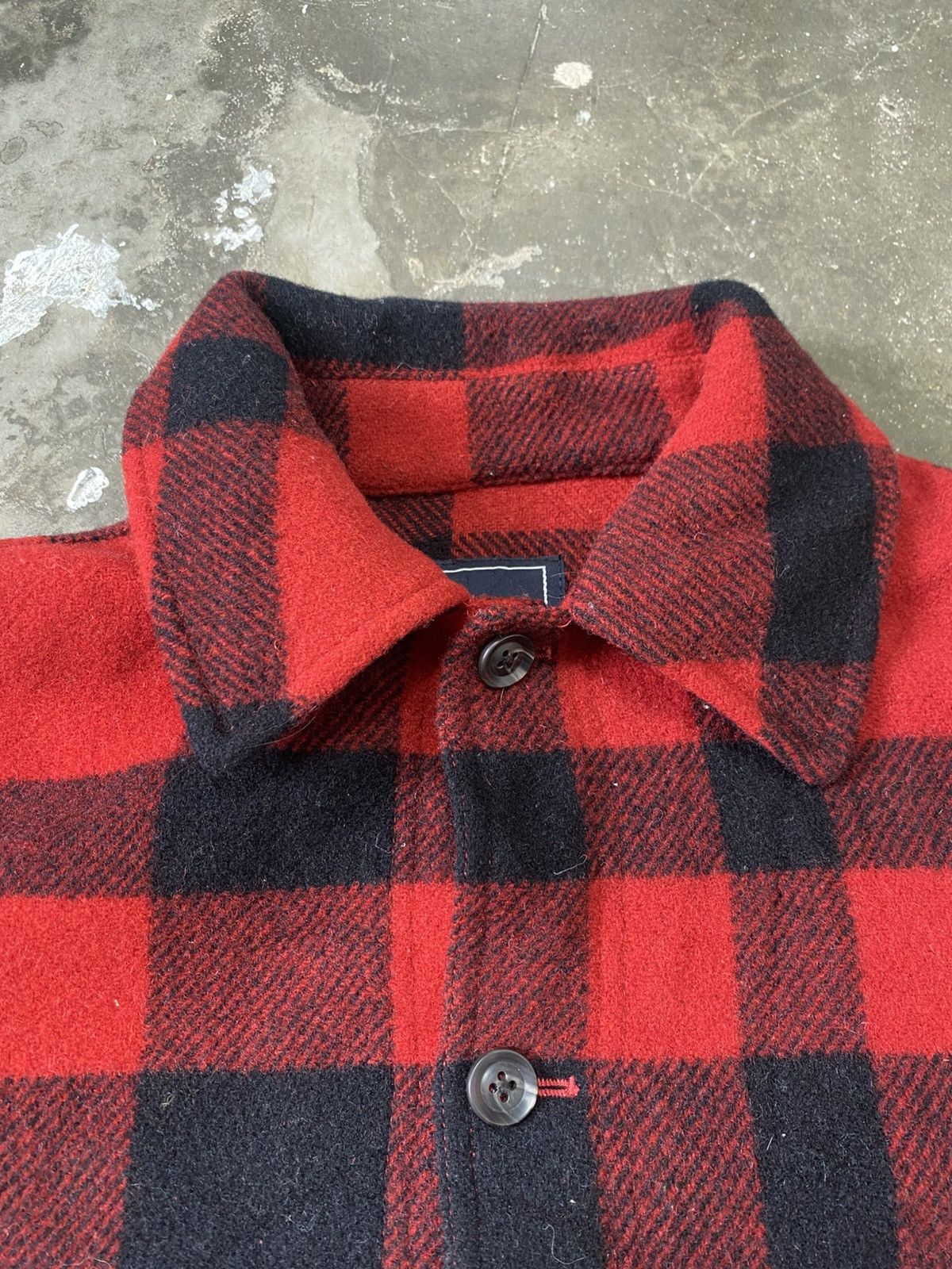 Kent & Curwen Rare Vintage 90s Distressed Kent Wool Chore Jacket Size US L / EU 52-54 / 3 - 9 Thumbnail