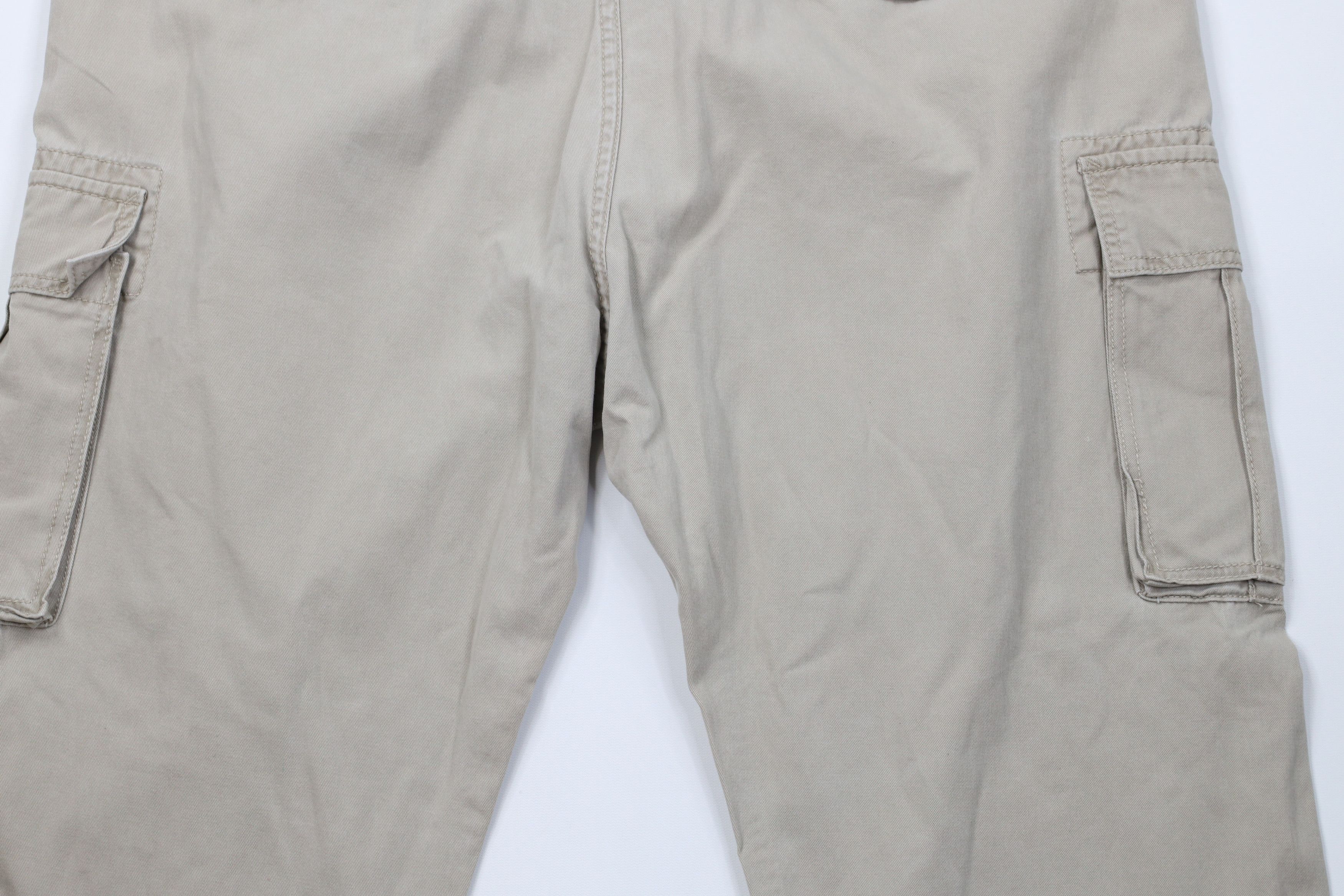 Levi's Vintage Y2K Levis Fit Wide Leg Cargo Pants Beige Cotton Size US 44 / EU 60 - 11 Thumbnail