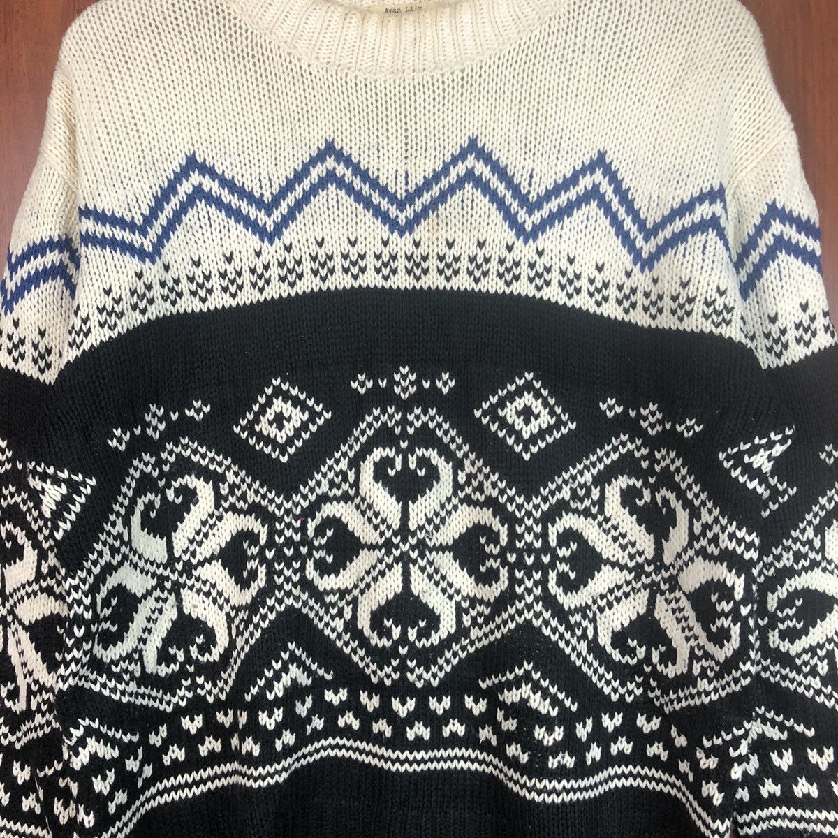 Vintage Avan Lily White art vintage Knitwear #7497 Size M / US 6-8 / IT 42-44 - 5 Thumbnail