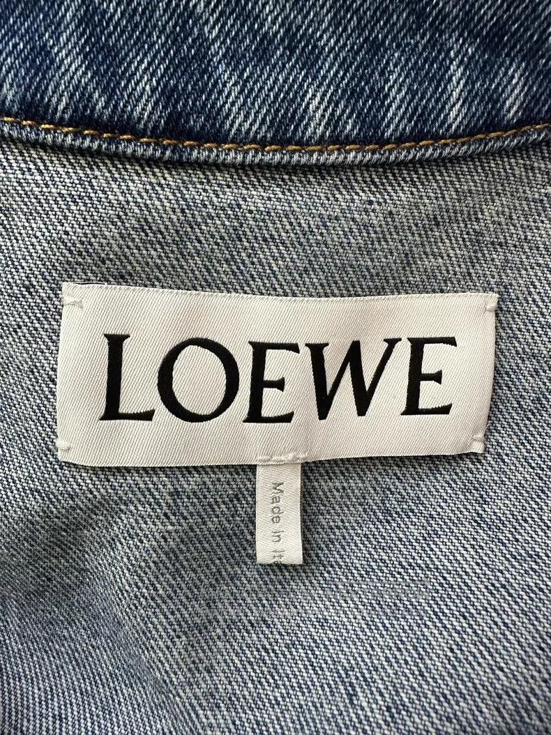 Loewe Loewe Classic Logo Embroidered Denim Jacket Size XS / US 0-2 / IT 36-38 - 7 Thumbnail