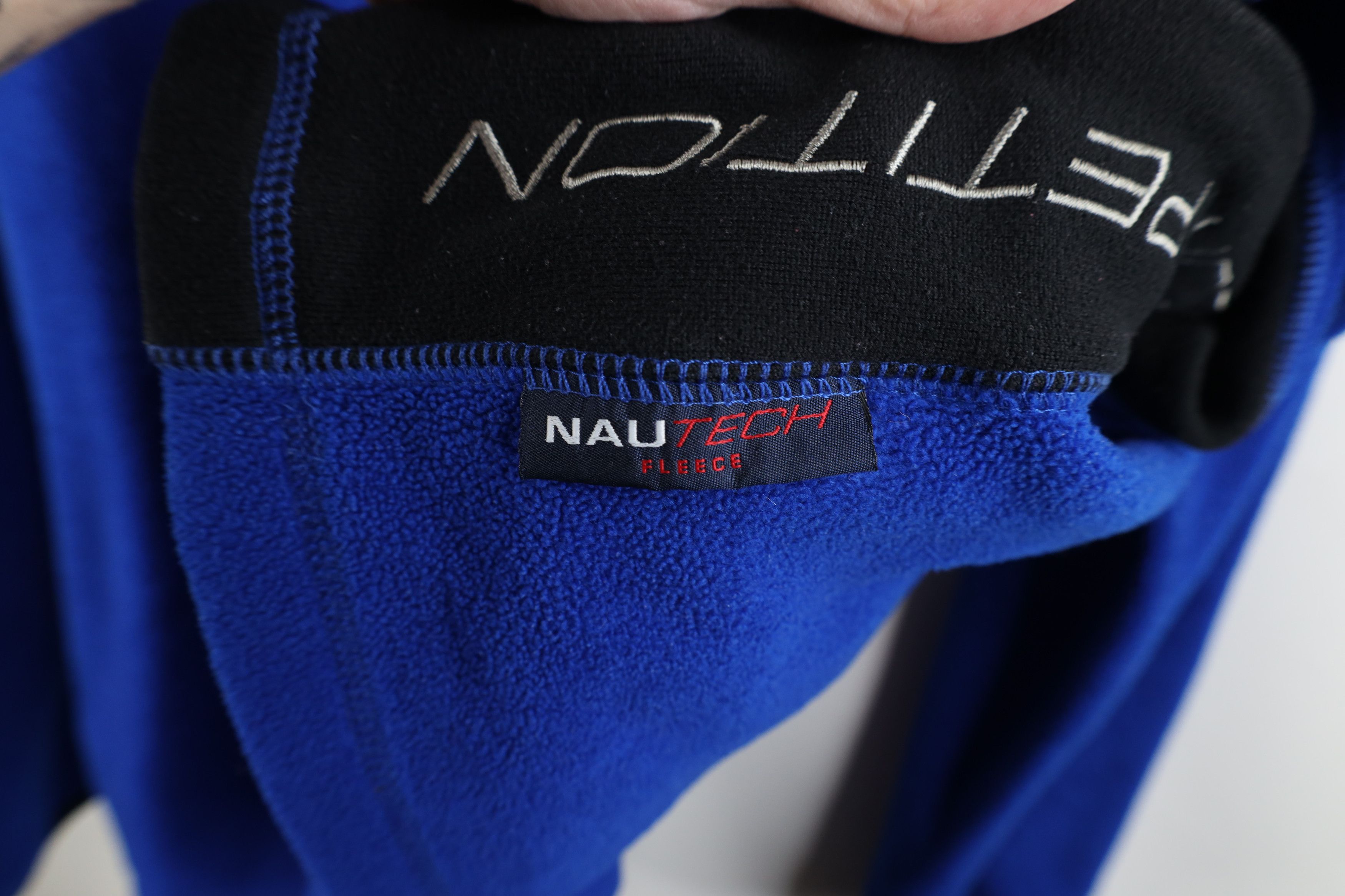 Nautica × Vintage Vintage 90s Nautica Competition Half Zip Fleece Sweater USA Size US L / EU 52-54 / 3 - 5 Thumbnail