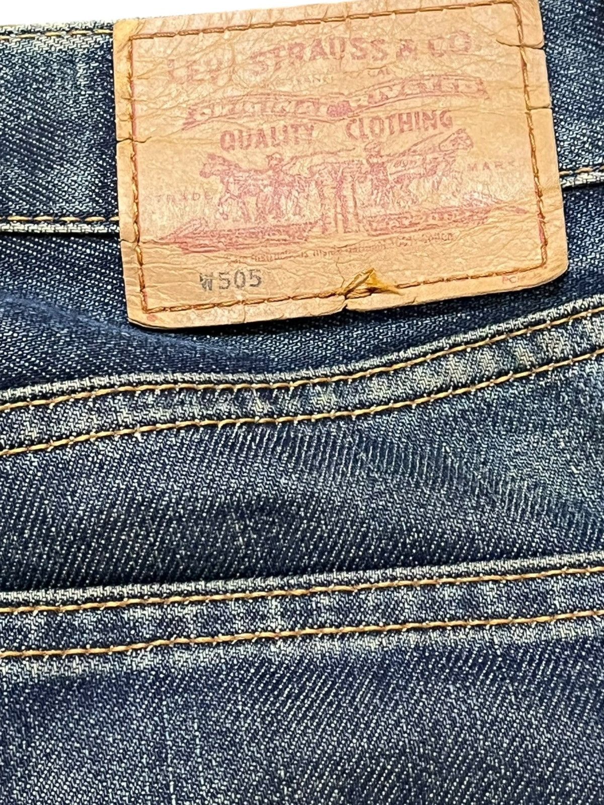 Levi's Vintage Clothing Vintage Levi’s W505 Reconstructed Mudwash Denim Size US 28 / EU 44 - 9 Thumbnail