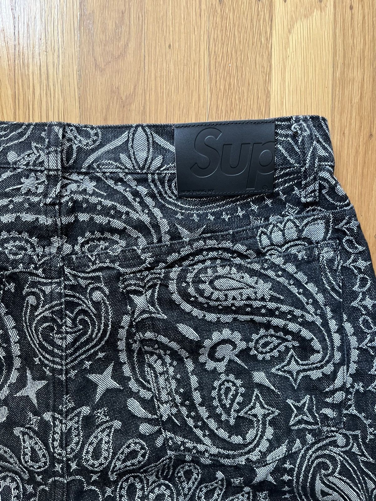 Supreme Bandana Jacquard Baggy Jean