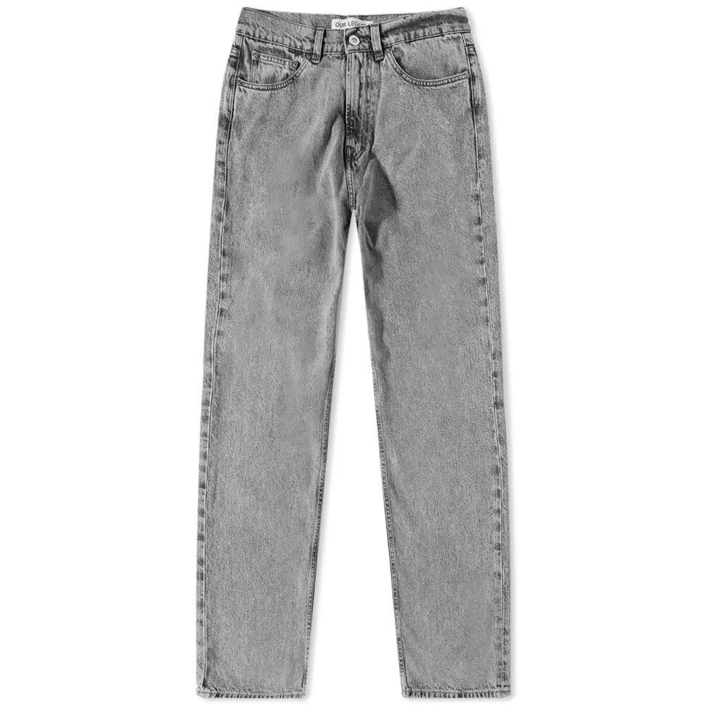 Our Legacy Our Legacy Third Cut Jeans Superbleach Black Grey Our Legacy Our Legacy Third Cut Jeans Superbleach Black Grey