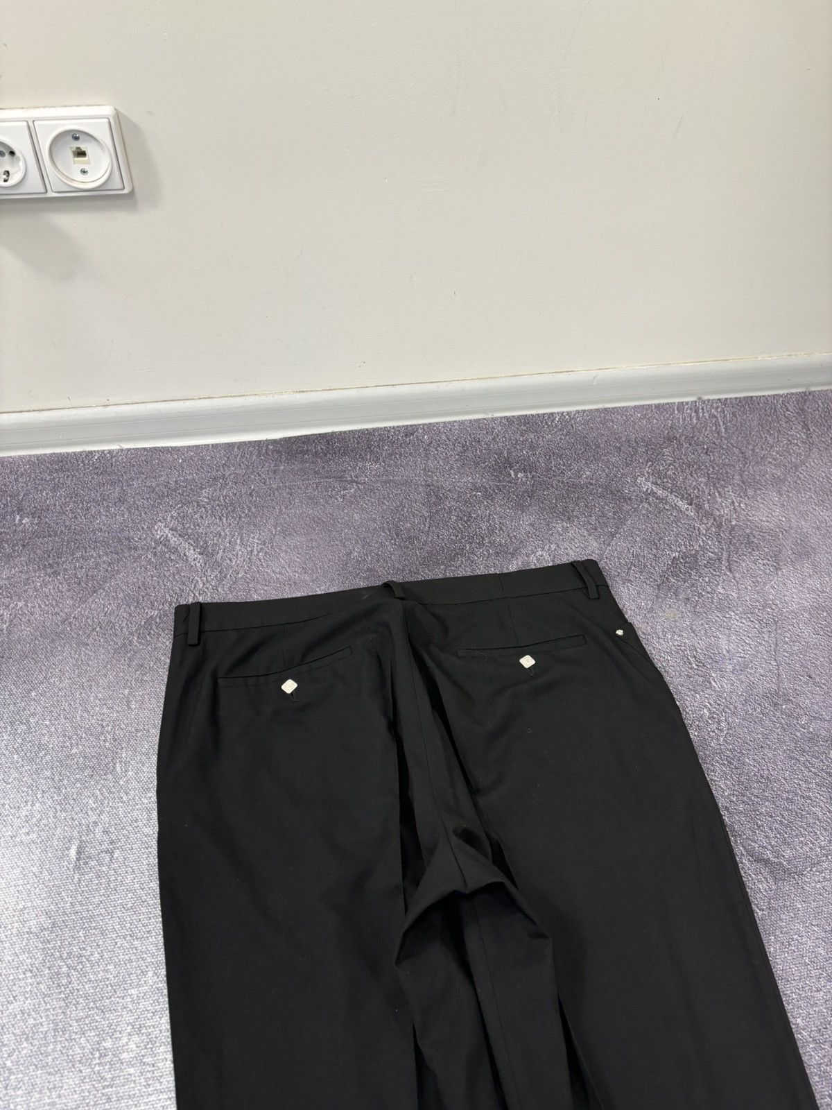 Versace Jeans Couture Versace Jeans Couture Men’s Black Relaxed Fit Dress Pants Size US 38 / EU 54 - 14 Thumbnail