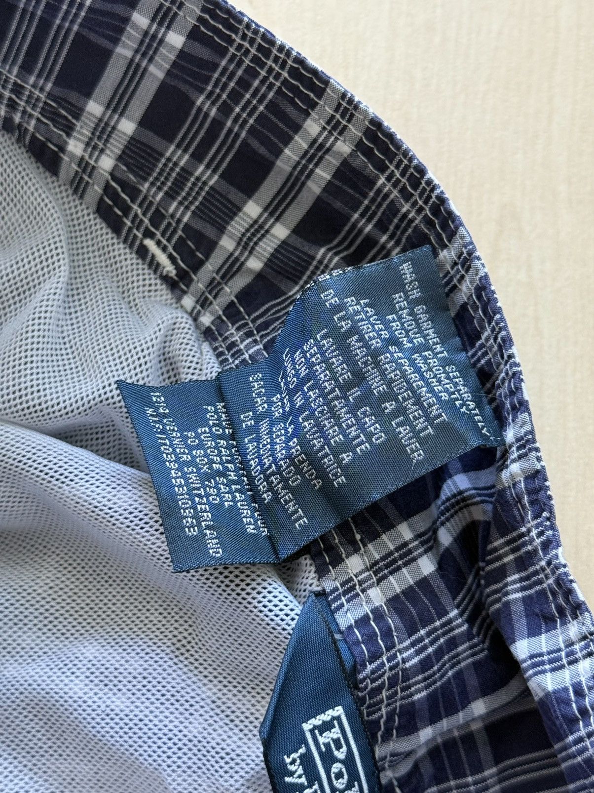 Polo Ralph Lauren Polo Ralph Lauren checkered swim shorts vintage PRL Size US 32 / EU 48 - 5 Thumbnail