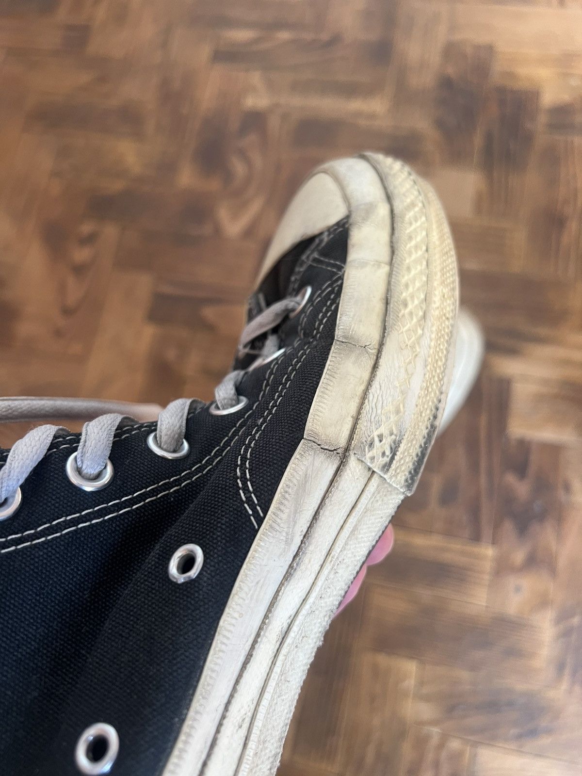 Comme des Garcons PLAY × Converse Converse play hi top come des Garson Size US 10 / EU 43 - 7 Thumbnail
