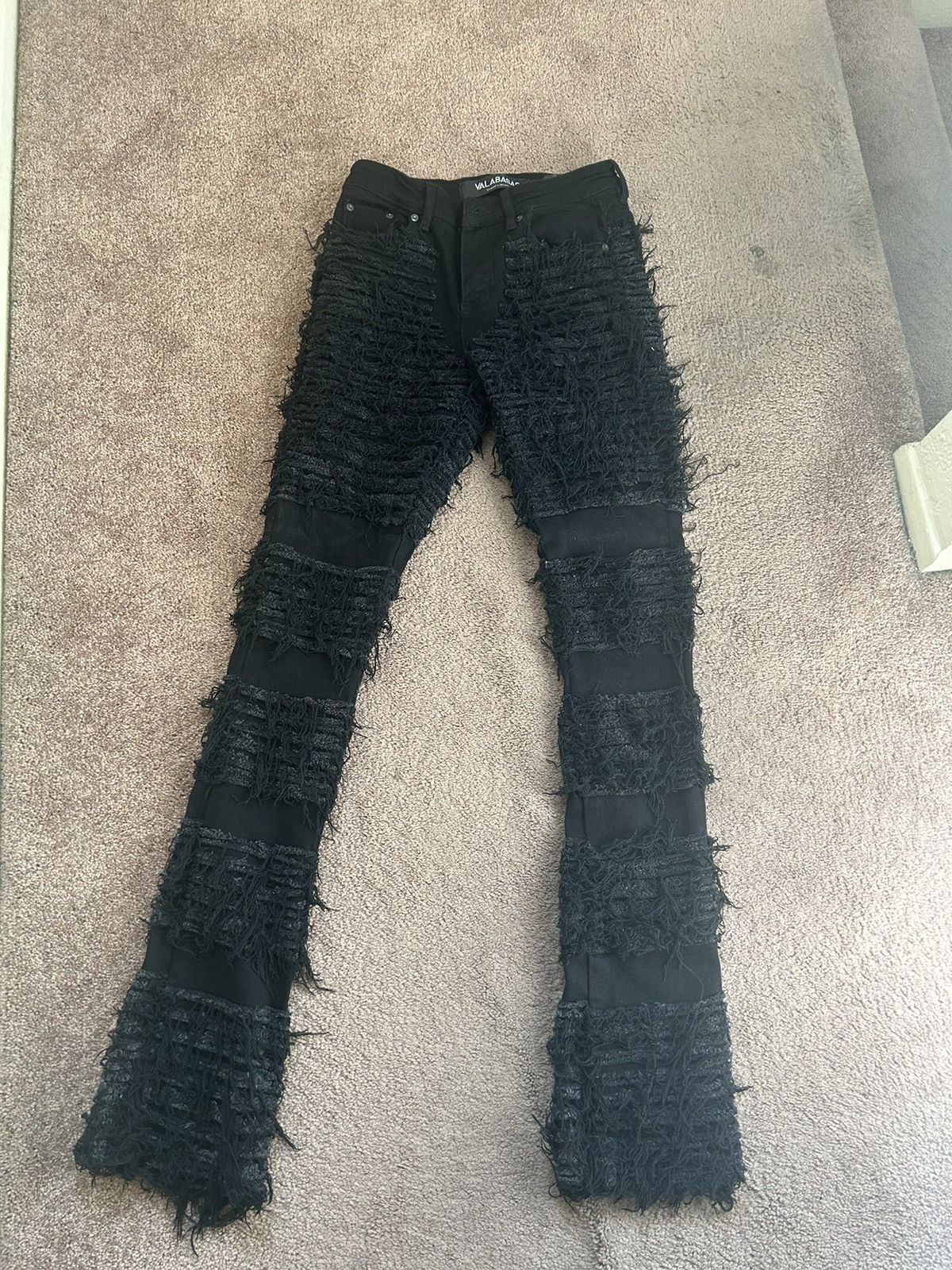 Valabasas Valabasis Distressed Flare Pants Size US 29 - 1 Thumbnail