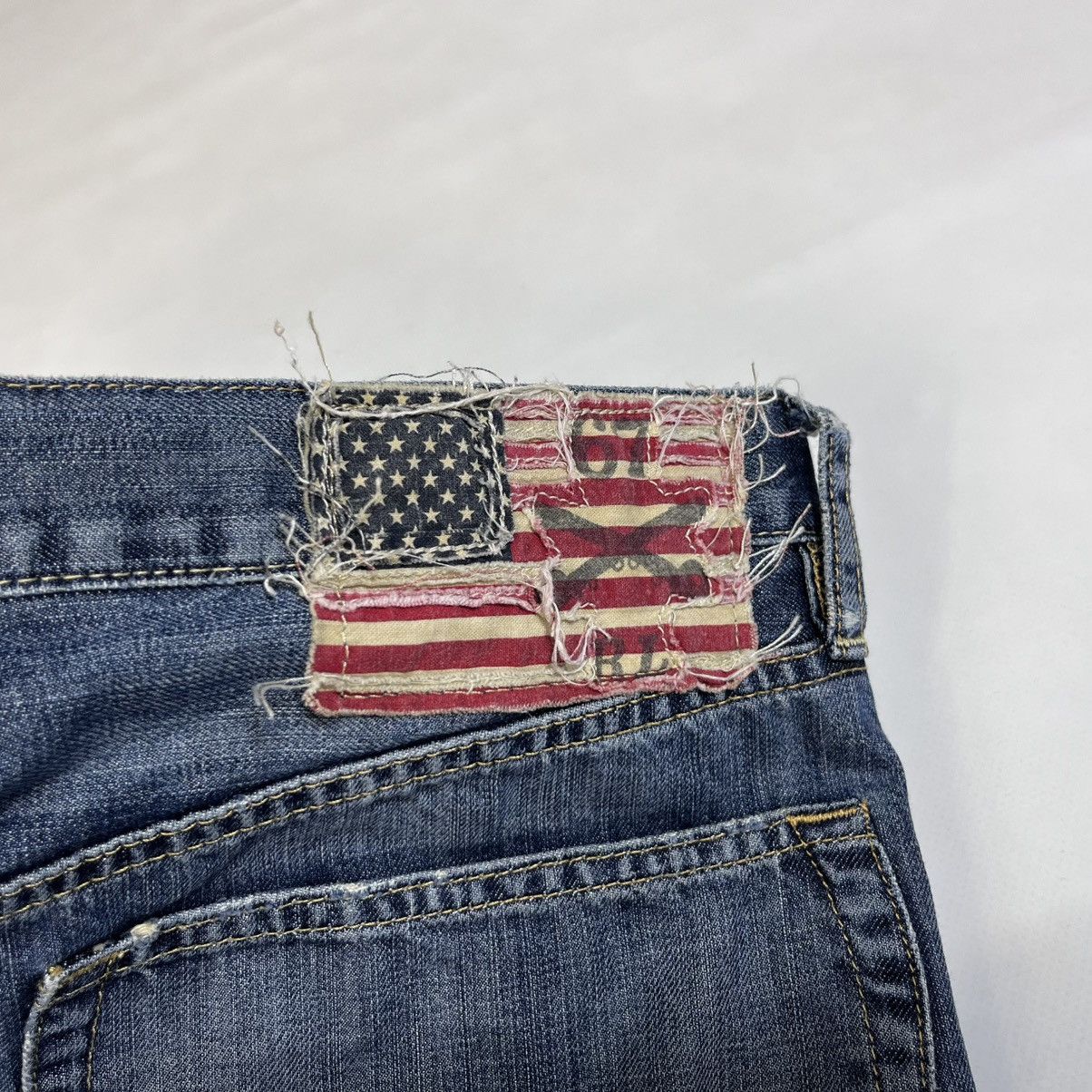 Polo Ralph Lauren Denim and Supply Ralph Lauren Patchwork Denim Custom Pants Size US 32 / EU 48 - 12 Thumbnail