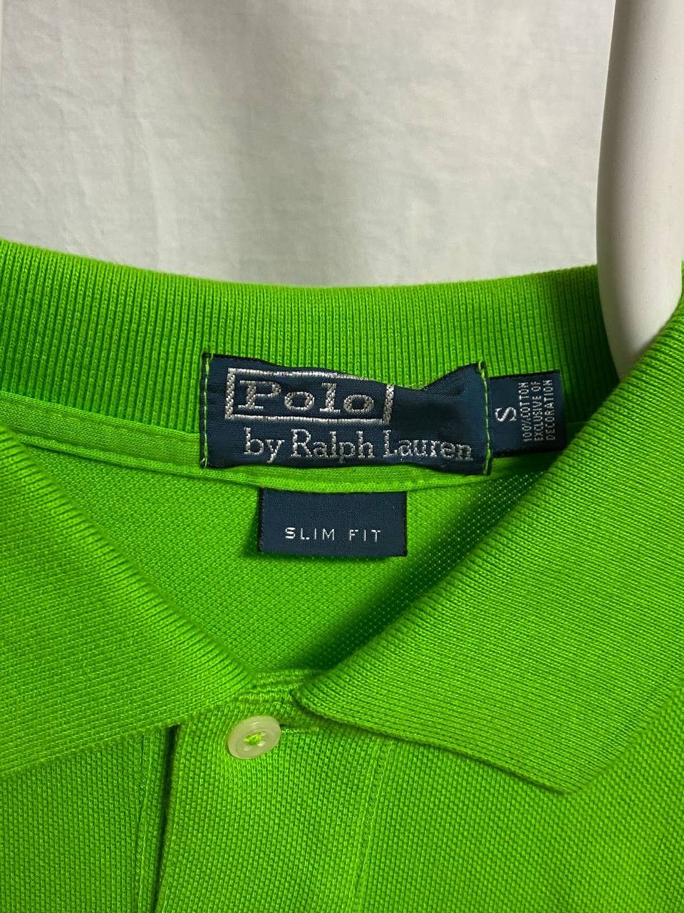 Polo Ralph Lauren 👕 Polo Ralph Lauren Polo – Neon Green Royal Blue Accents Size US S / EU 44-46 / 1 - 4 Thumbnail