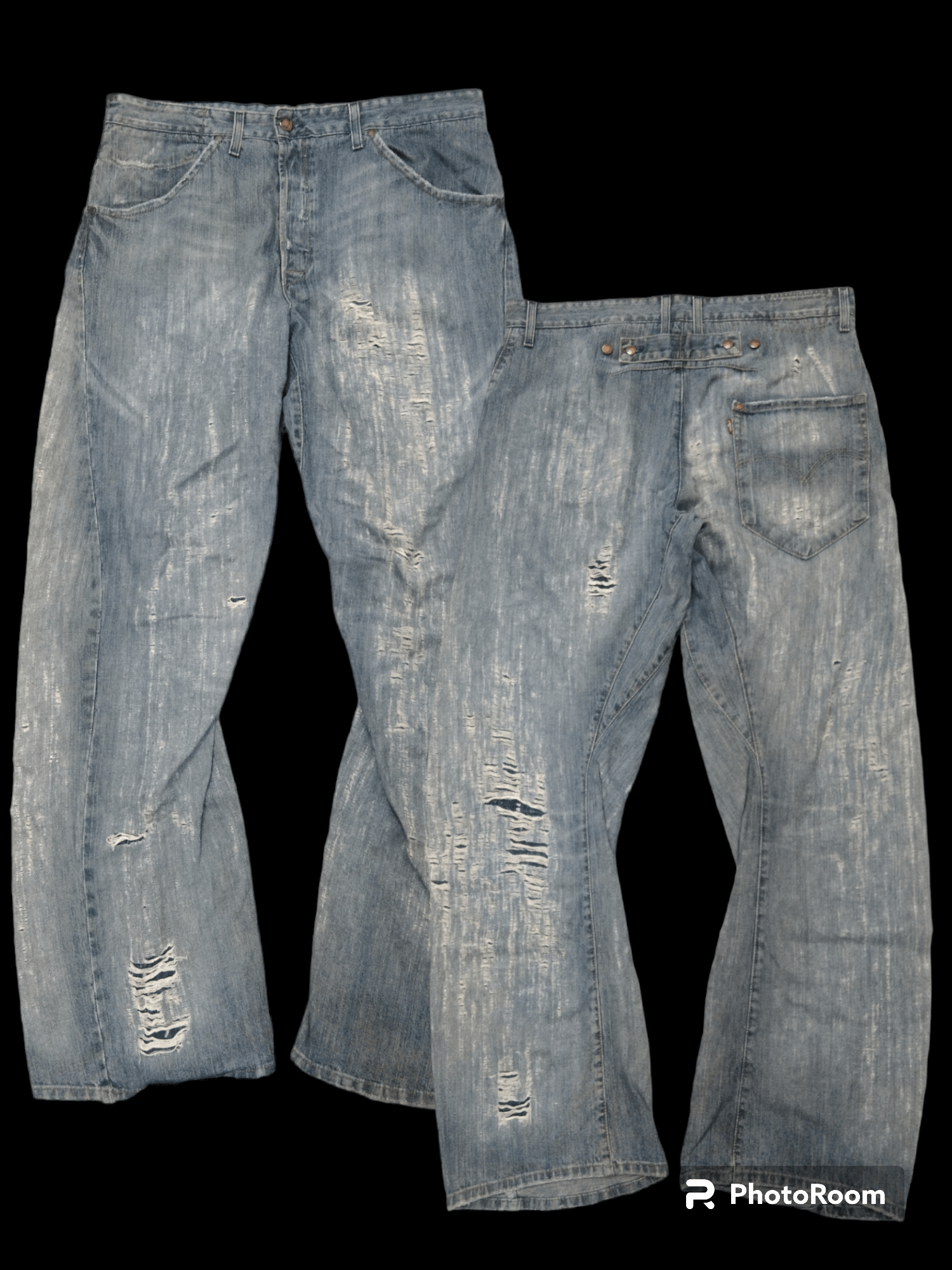 THRASHED TWIST LEVIS ENGINEERED DENIM PANTS