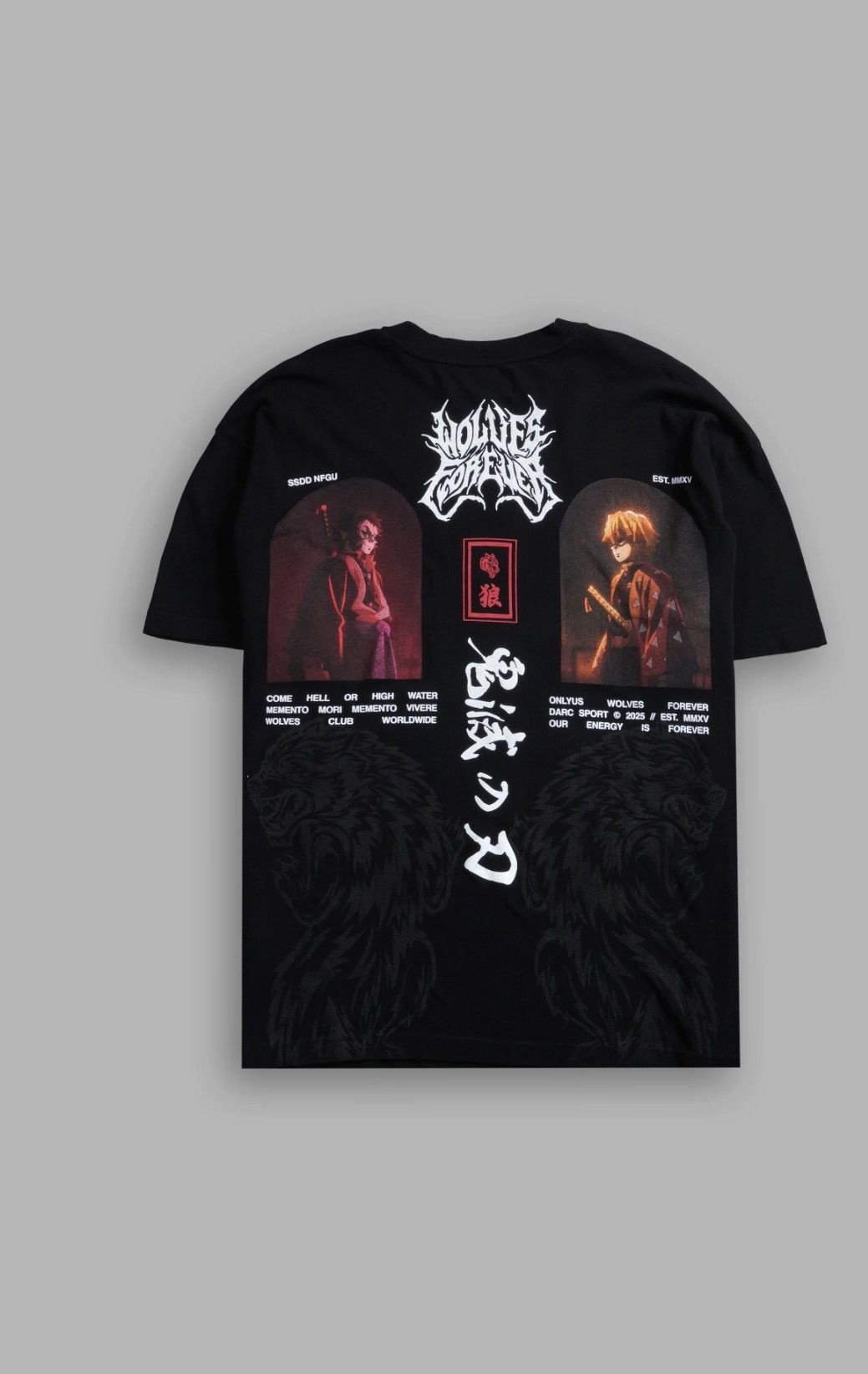 Darc Sport Darc Sport Demon Slayer 2025 Wolves Tee Black Size US L / EU 52-54 / 3 - 1 Preview