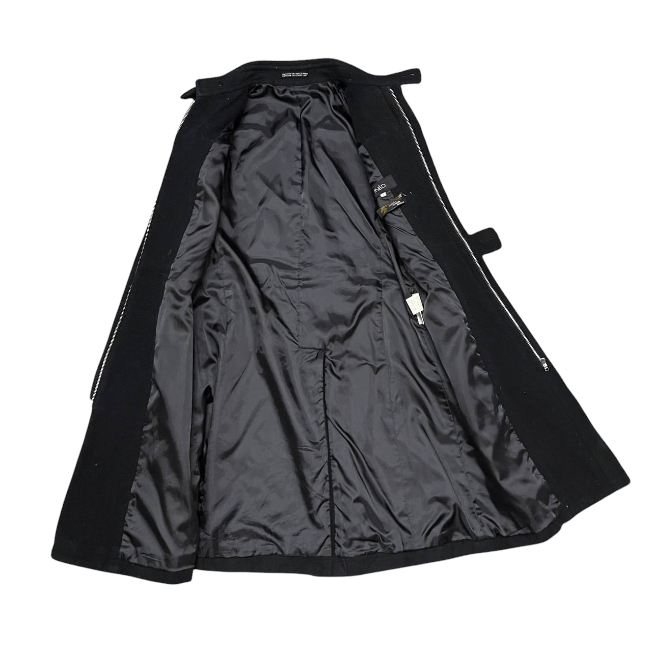 Yohji Yamamoto Vintage Ined Yohji Yamamoto Wool Long Coat Size US S / EU 44-46 / 1 - 6 Thumbnail