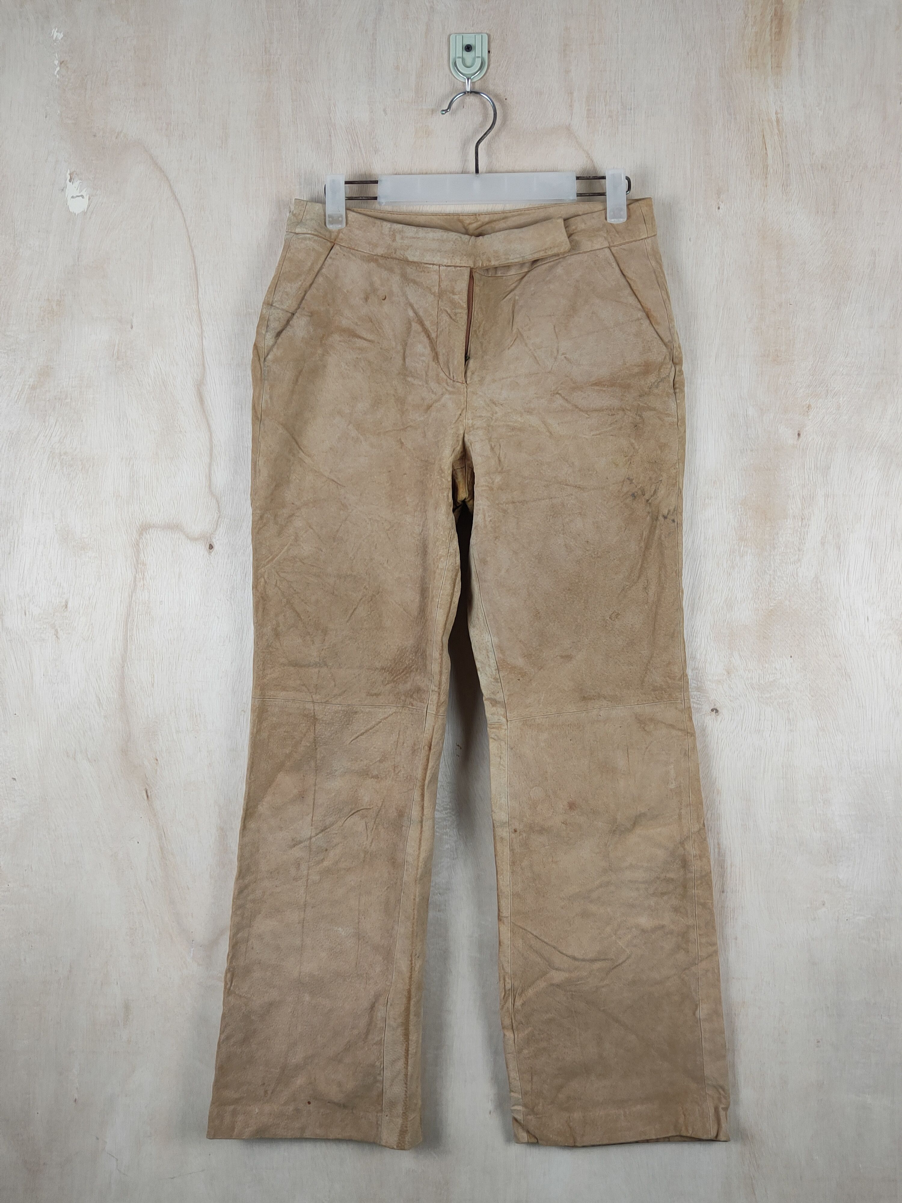 Chadwick's Brown Multipocket Leather Pants #S2540