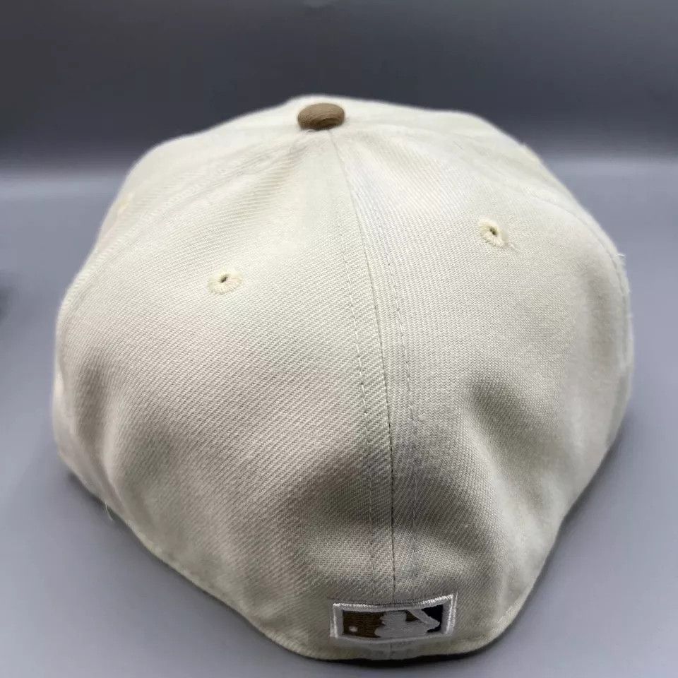 New Era Brooklyn Dodgers Hat Men 7 5/8 59Fifty MLB Fitted Cap New Size ONE SIZE - 4 Thumbnail