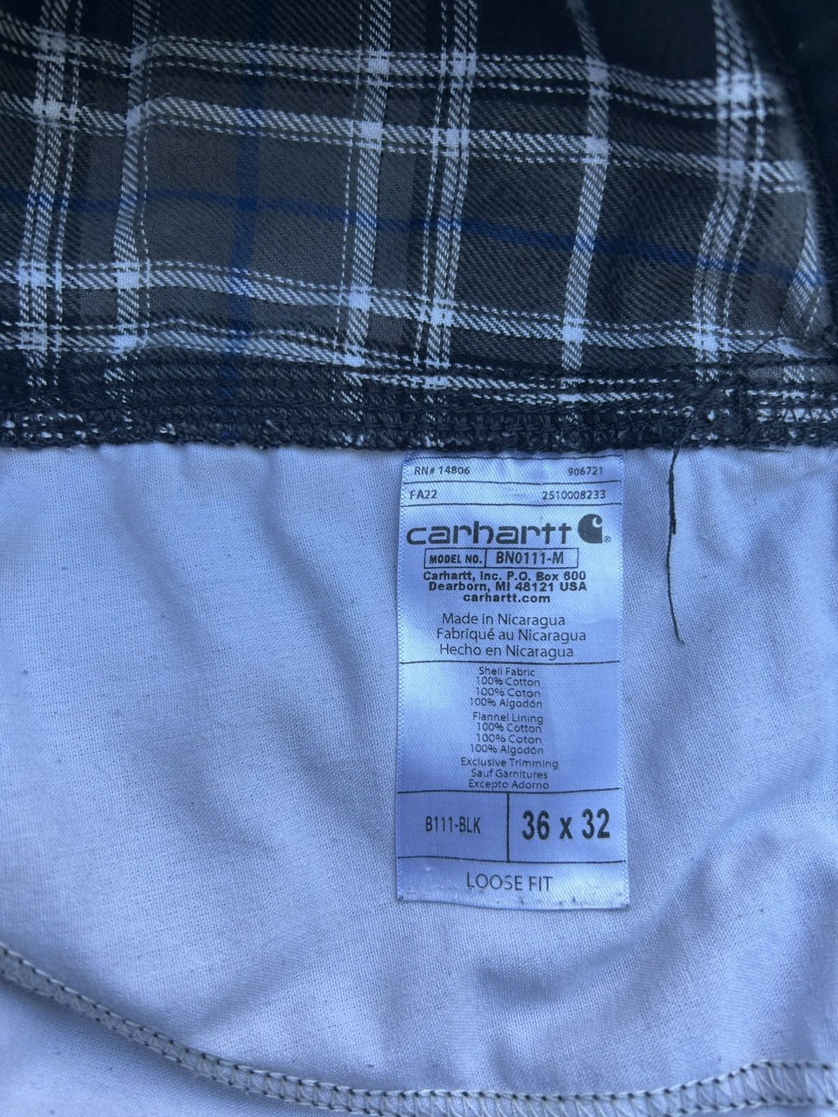 Carhartt Baggy Black Carhartt Pants Size US 36 / EU 52 - 3 Thumbnail