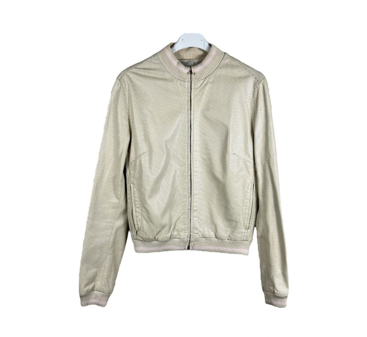 Gianfranco Ferre Vintage Gianfranco Ferre jeans y2k airy holes leather jacket Size S / US 4 / IT 40 - 1 Thumbnail