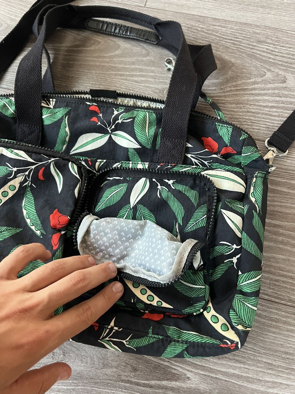 Designer ‼️Kipling with Monkey “Davina” Forest Motives Shoulders Bag‼️ Size ONE SIZE - 12 Thumbnail