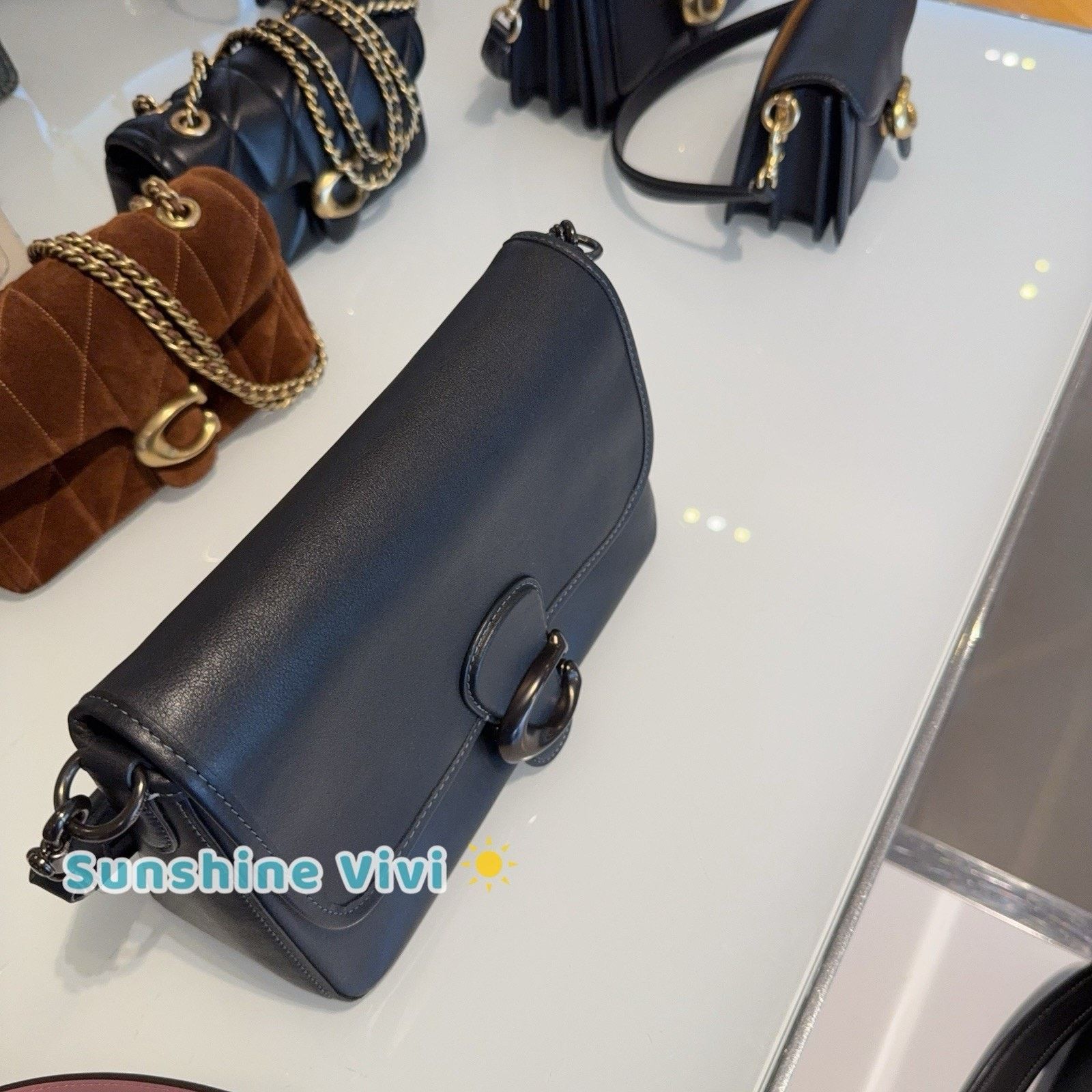 Coach NEW Coach Tabby Soft Leather Shoulder Bag Black/black C4823 Size ONE SIZE - 2 Thumbnail