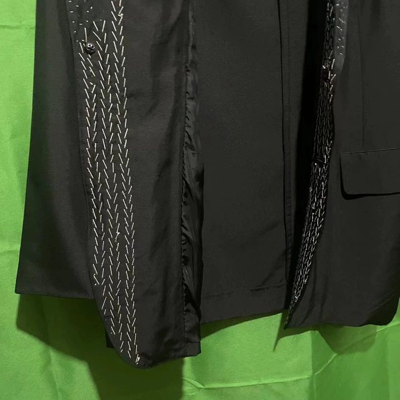 Yohji Yamamoto Yohji Yamamoto 95ss Bukowski Silk Hand Stitched Jacket Size US S / EU 44-46 / 1 - 4 Thumbnail