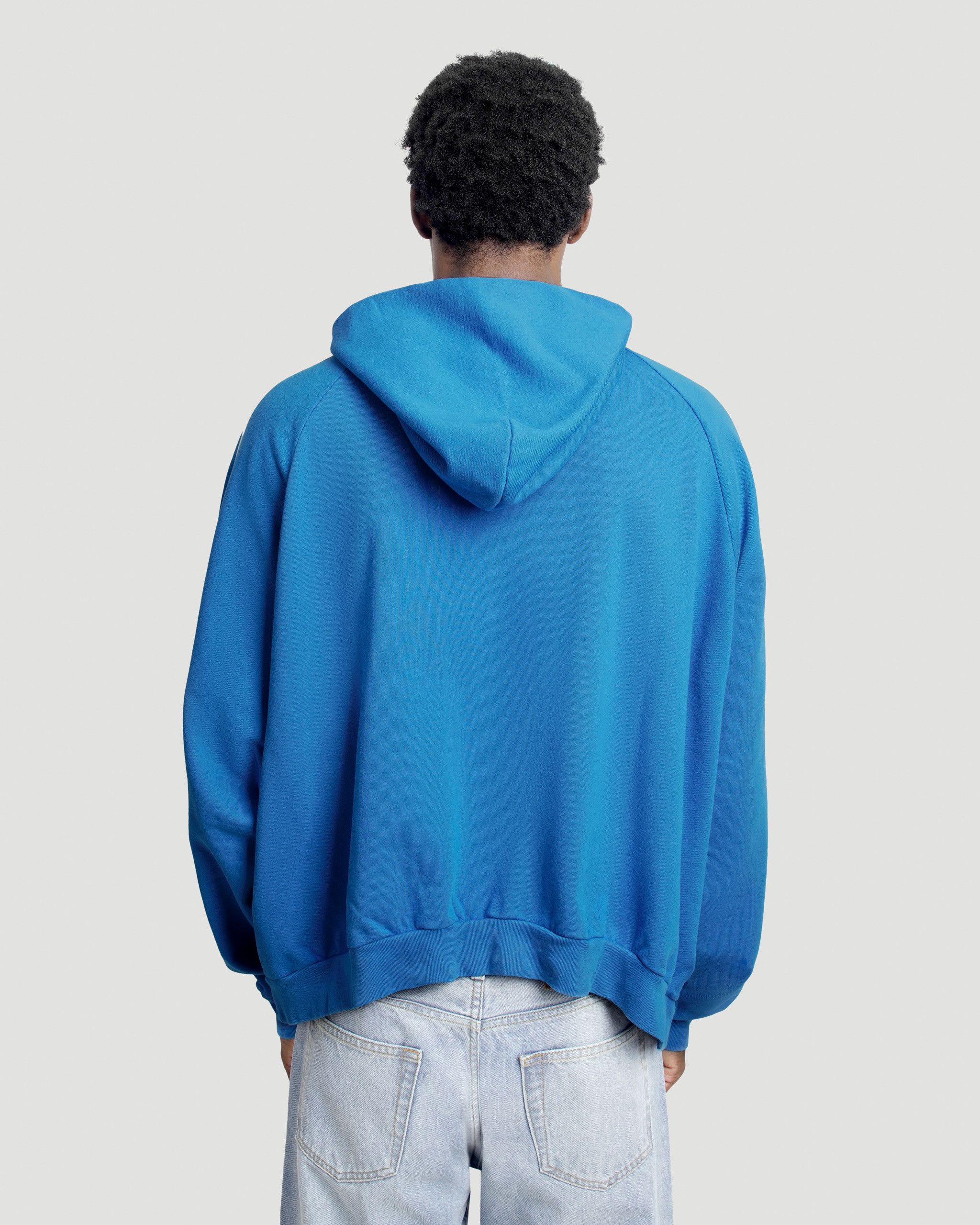 Adidas × Balenciaga o1s1rm0424 Large Hoodie in Blue/White Size US XL / EU 56 / 4 - 4 Thumbnail