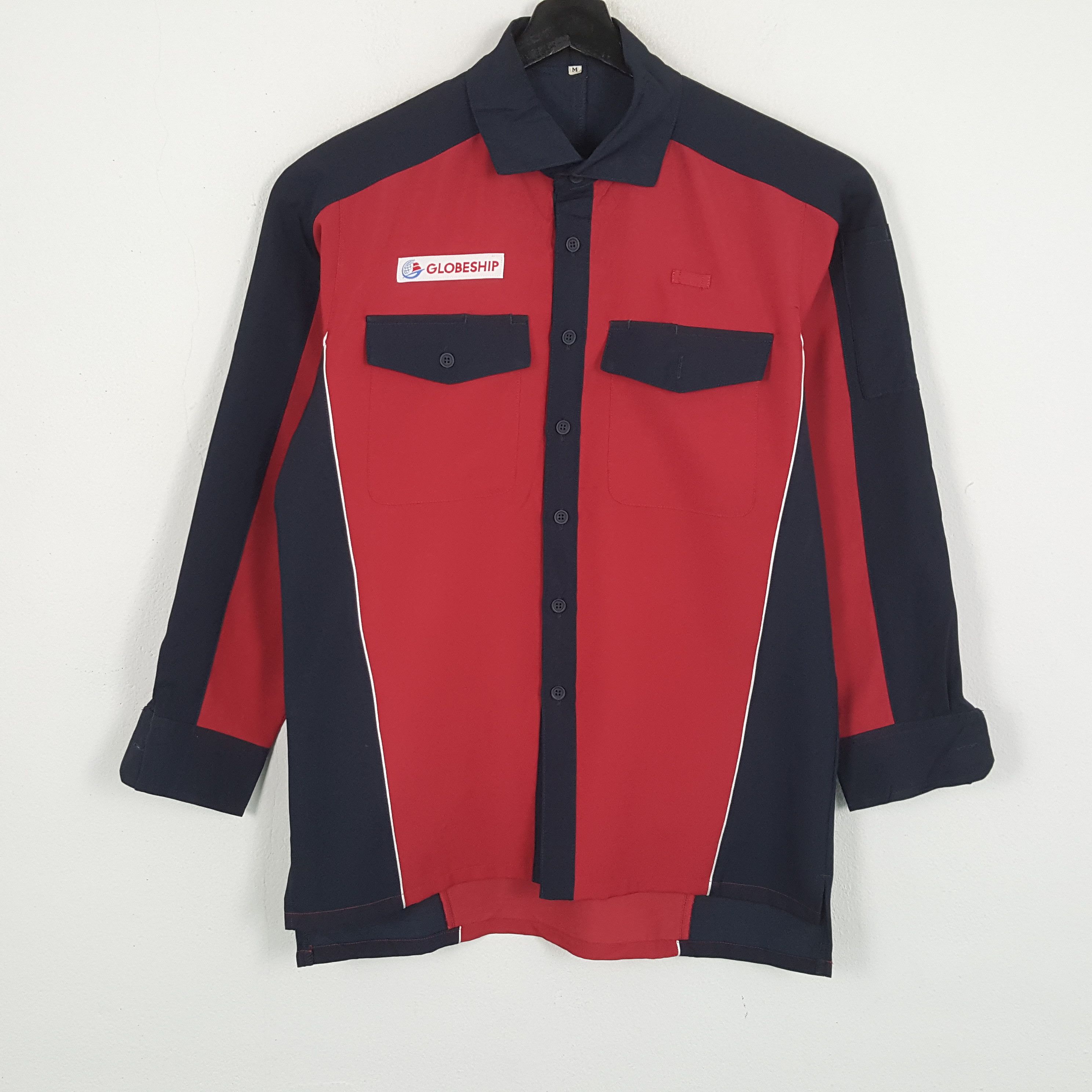 Vintage GLOBESHIP Workers Workwear Jacket Size US M / EU 48-50 / 2 - 3 Thumbnail