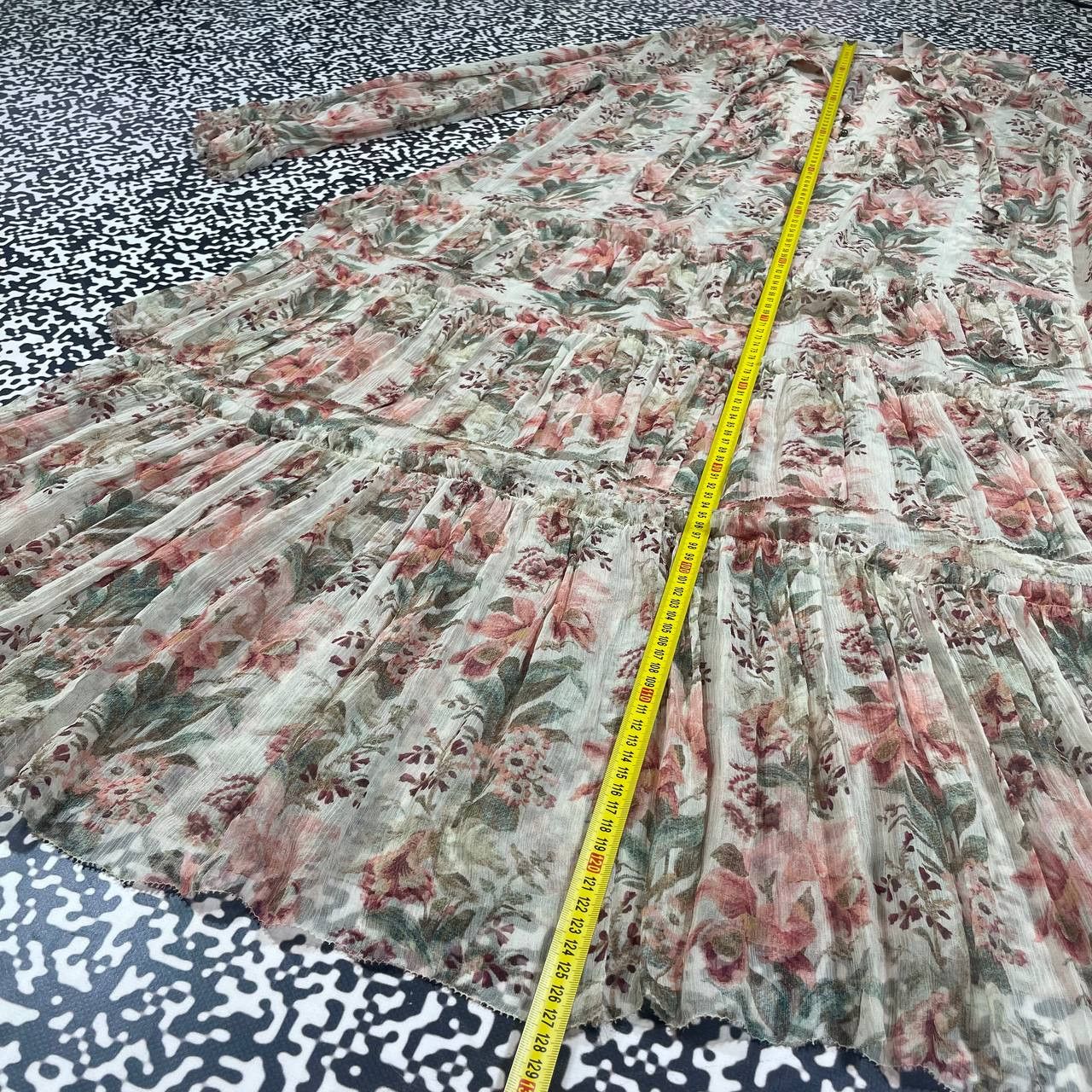 Zimmermann ZIMMERMANN Silk Frolal Maxi Dress Luxury Y2K Style Size L / US 10 / IT 46 - 14 Thumbnail