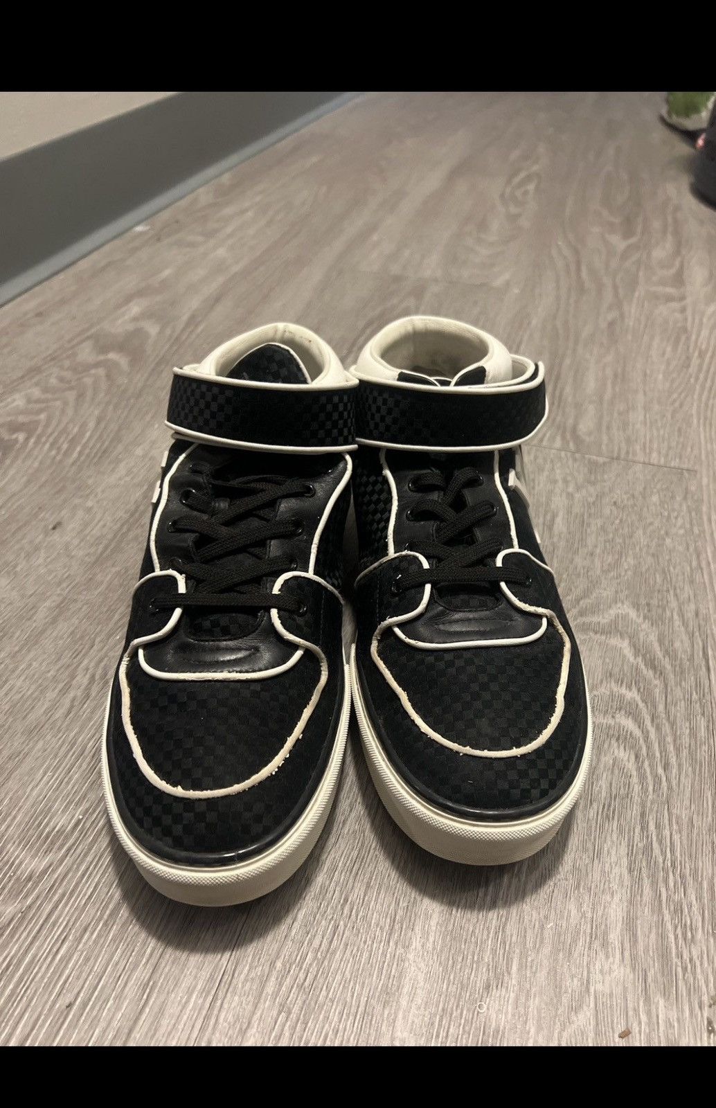 Louis Vuitton Louis Vuitton Black Damier Alcapulco Sneakers Size US 11 / EU 44 - 2 Thumbnail