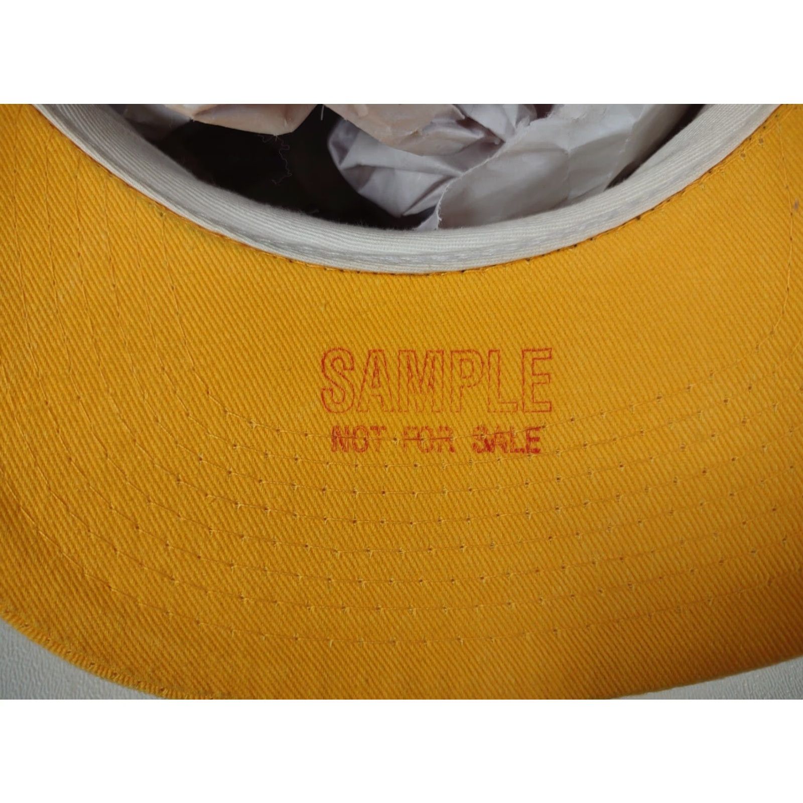 Vintage VINTAGE Mainland Sewing Mills Pittsburgh Steelers Sample Not for Sale Snapback Hat Size ONE SIZE - 2 Thumbnail