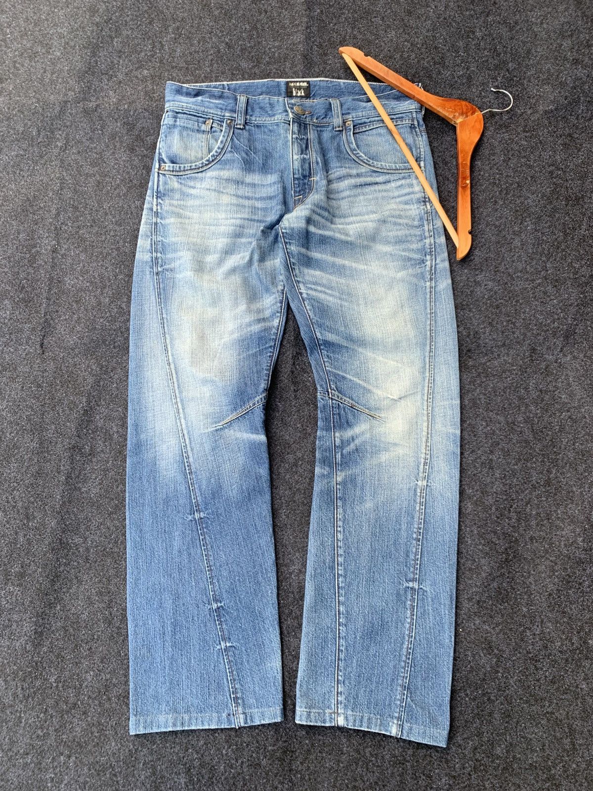 Number (N)ine BACK NUMBER BLACK JEAN LIKE NUMBER NINE. Size US 35 - 2 Thumbnail