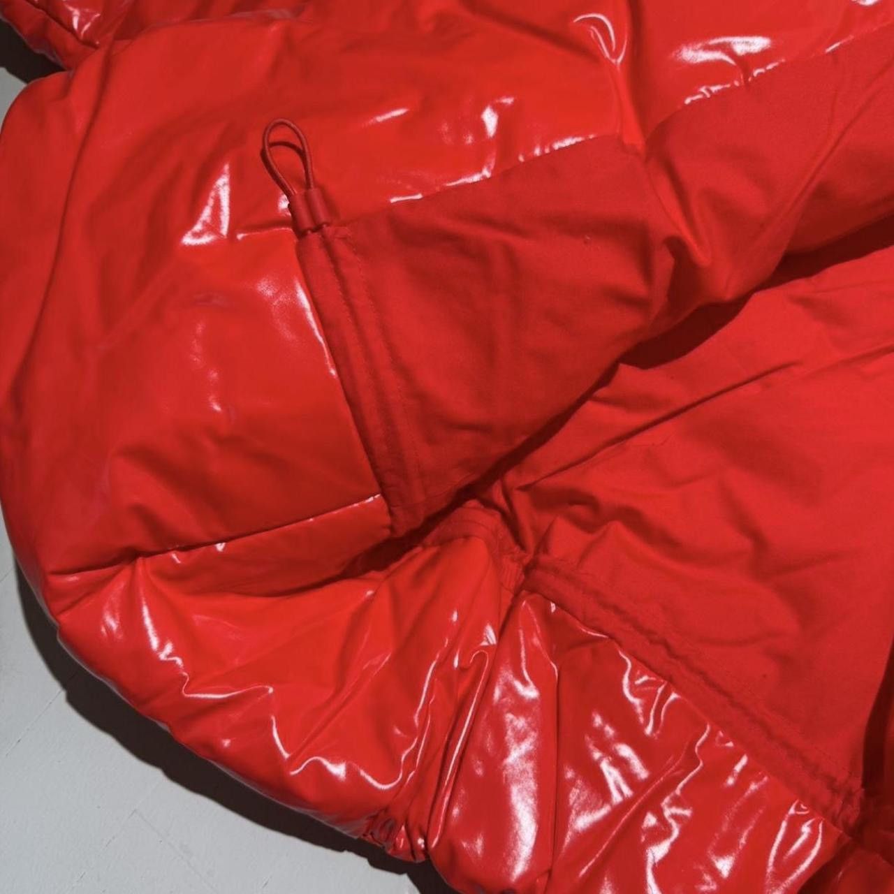 Balenciaga × Gap × Yeezy Yeezy Gap Hi Shine Red Round Jacket Size US S / EU 44-46 / 1 - 5 Thumbnail