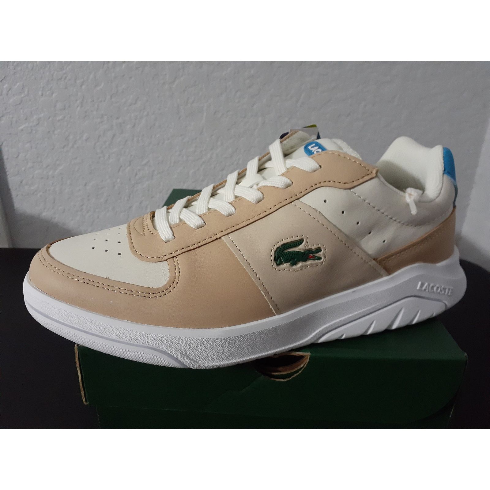 Lacoste Lacoste Game Advance 0121 5 SMA Off-White/Natural 9 M Size US 9 / EU 42 - 1 Thumbnail
