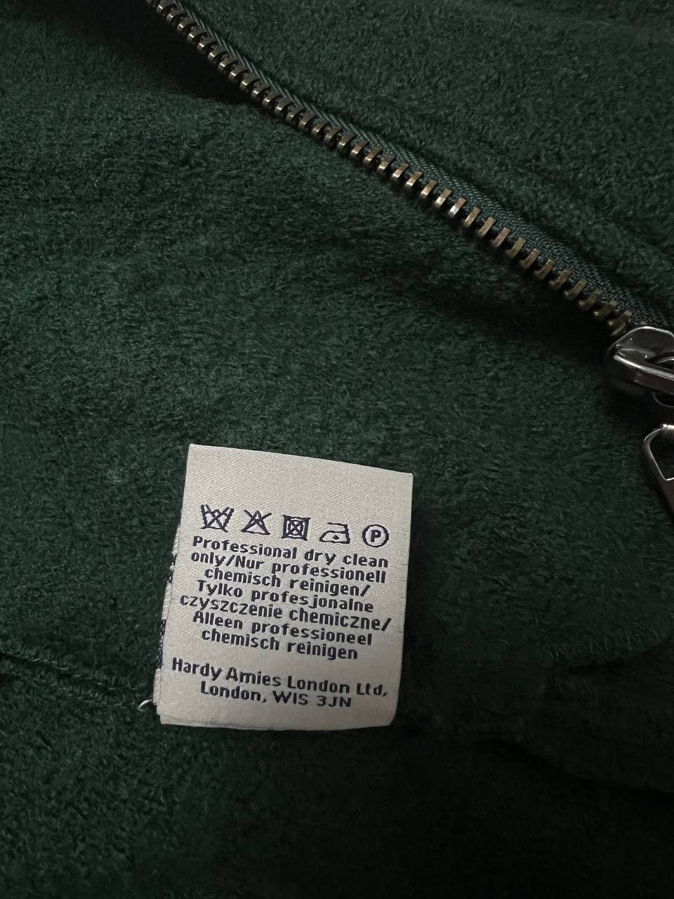 Hardy Amies Hardy Amies Boiled Wool Shirt Jacket Long Sleeve Full Zip Size US L / EU 52-54 / 3 - 7 Thumbnail