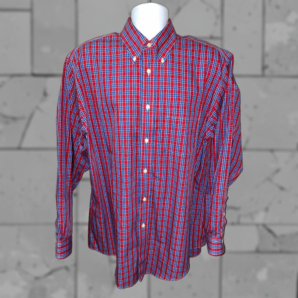 Brooks Brothers Brooks Brothers Mens Plaid Long Sleeve Button-Up Shirt L Multicolor Cotton Regular Casual Shirt Size US L / EU 52-54 / 3 - 1 Thumbnail