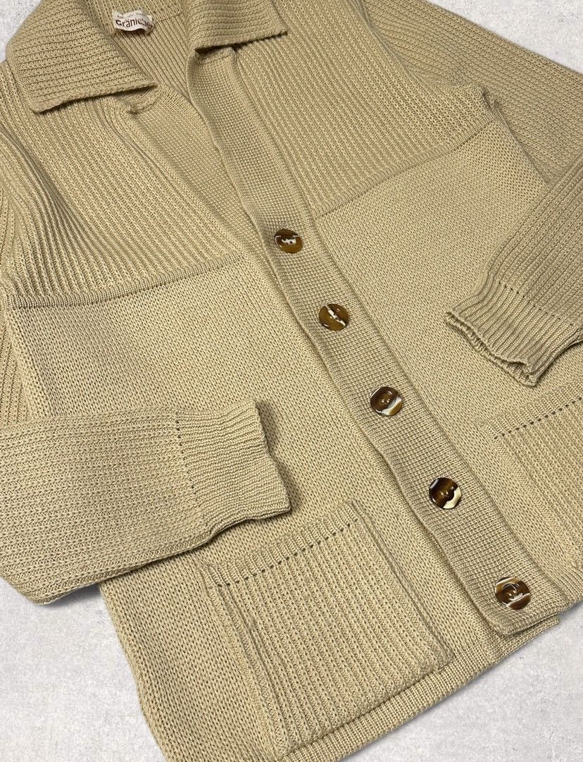 Vintage Vintage 90s 100% wool cardigan knit sweater Size US M / EU 48-50 / 2 - 3 Thumbnail