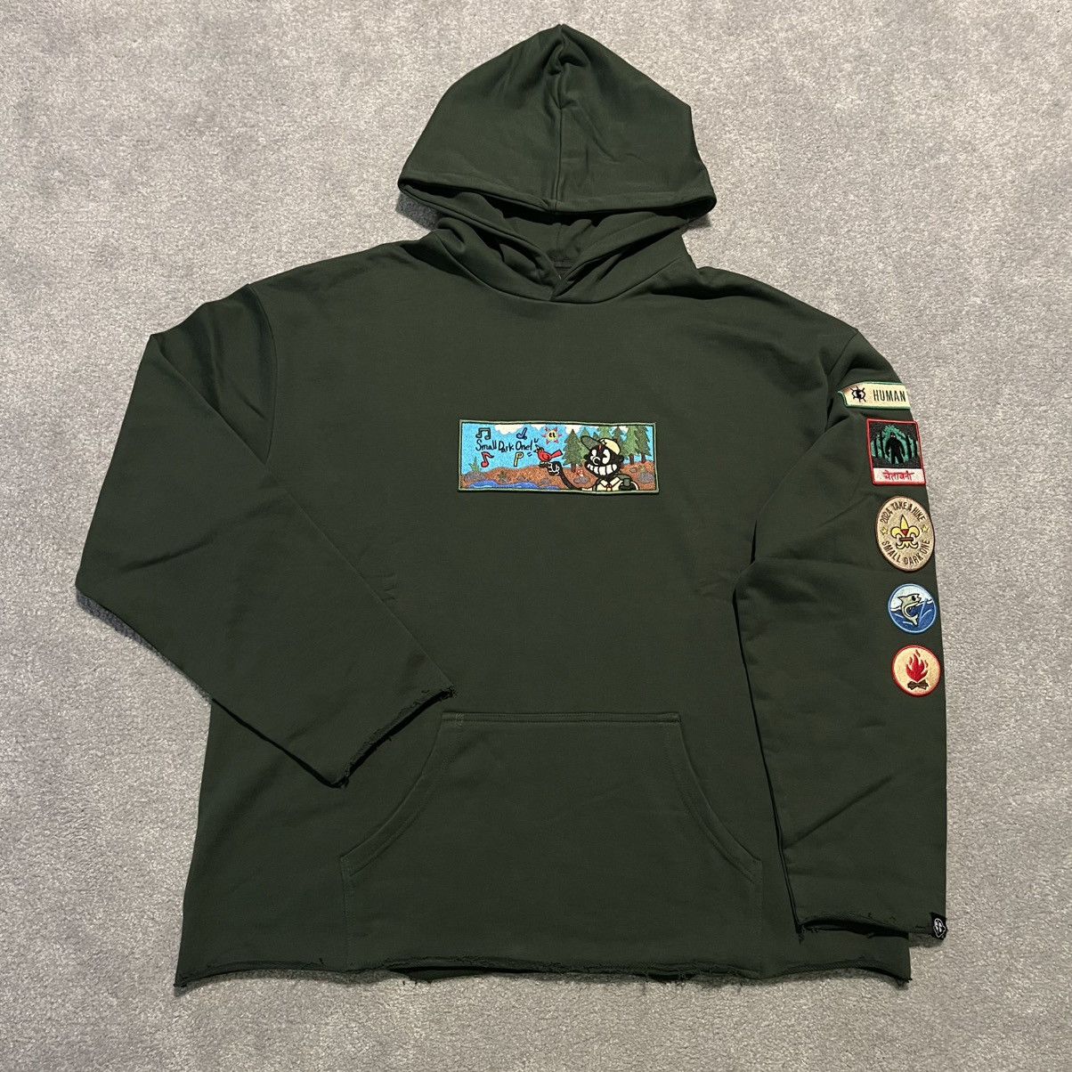 Plague Boulevard New Lil Darkie Small Dark One Embroidered Wilderness Hoodie Size US S / EU 44-46 / 1 - 1 Thumbnail