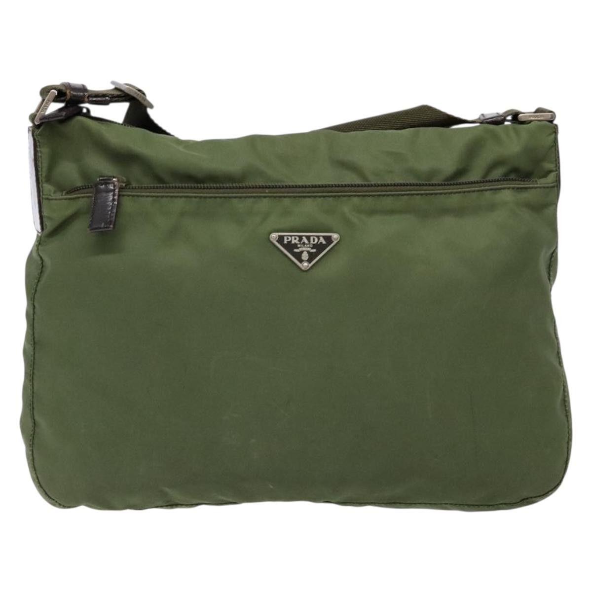 Prada PRADA Shoulder Bag Nylon Khaki Silver Size ONE SIZE - 2 Thumbnail