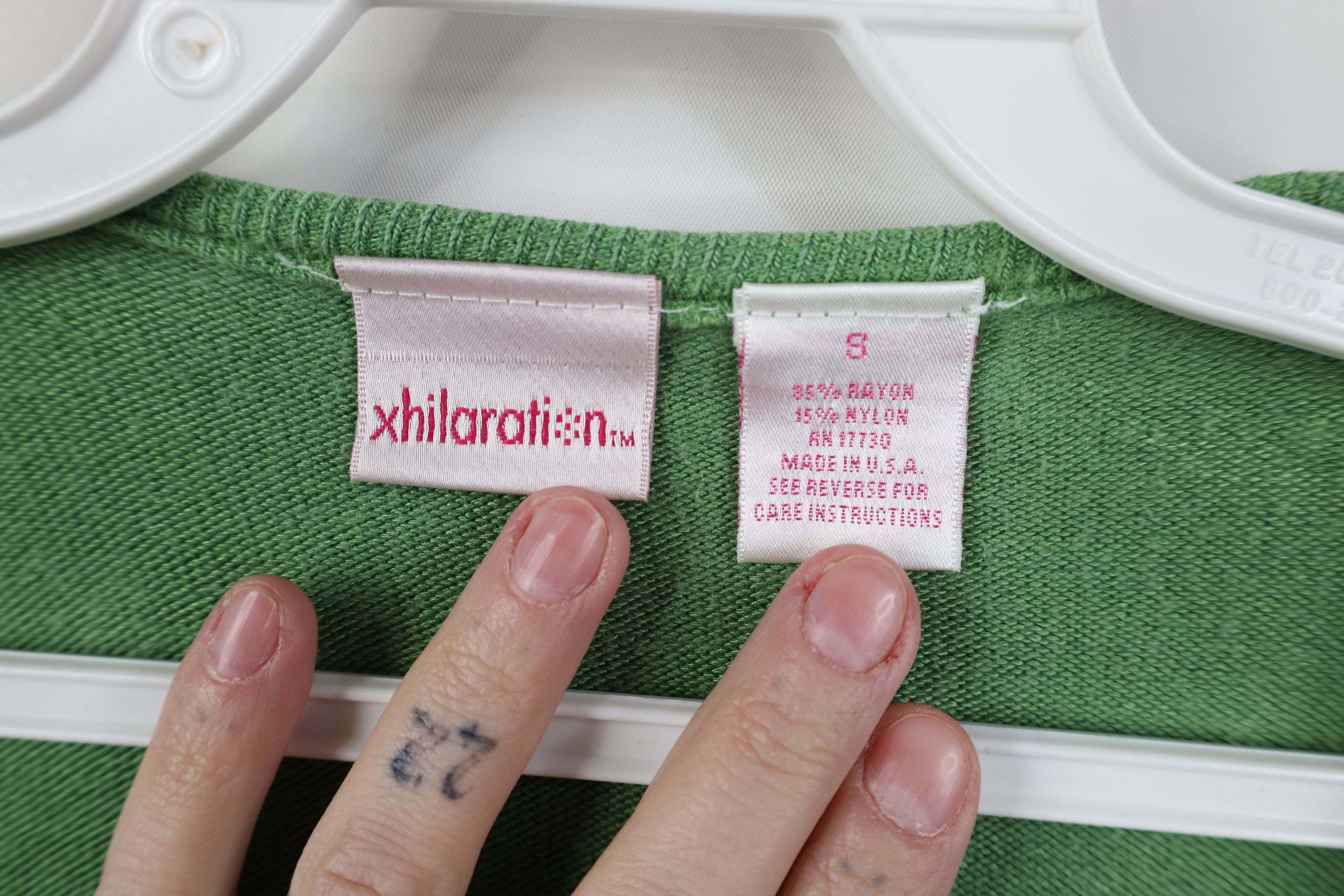 Vintage Vintage 90s Y2K Babydoll Tie Front Cardigan Sweater USA Size S / US 4 / IT 40 - 9 Thumbnail