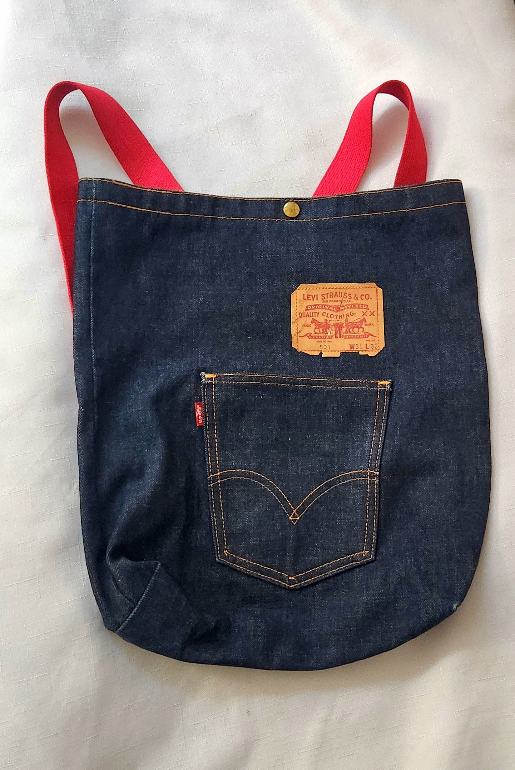 Levi's × Vintage Levi's 501 Now Designs San Francisco Vintage 70s backpack Size ONE SIZE - 1 Thumbnail