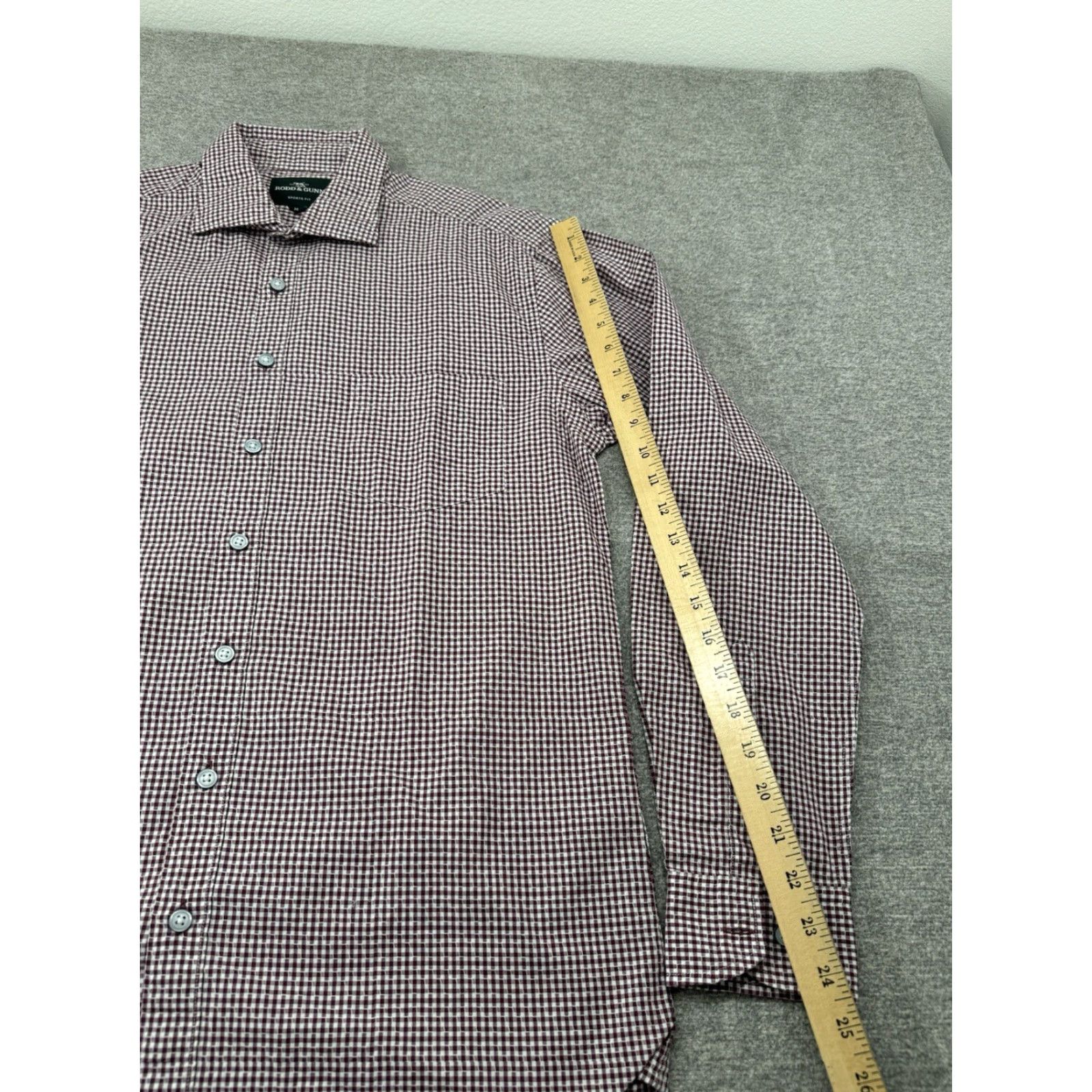 Rodd & Gunn Rodd & Gunn Shirt Mens Medium Plaid Cotton Long Sleeve Athletic Button-Up Italy Size US M / EU 48-50 / 2 - 4 Thumbnail
