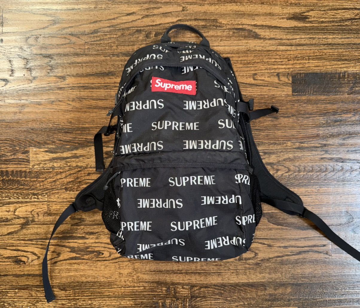 Supreme Supreme 3M Reflective Repeat Backpack | Grailed