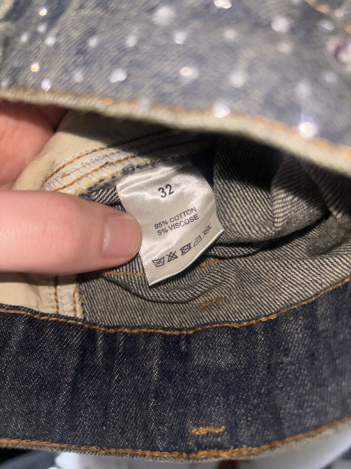Vale Vale forever “iced out” jeans Size US 32 / EU 48 - 5 Thumbnail